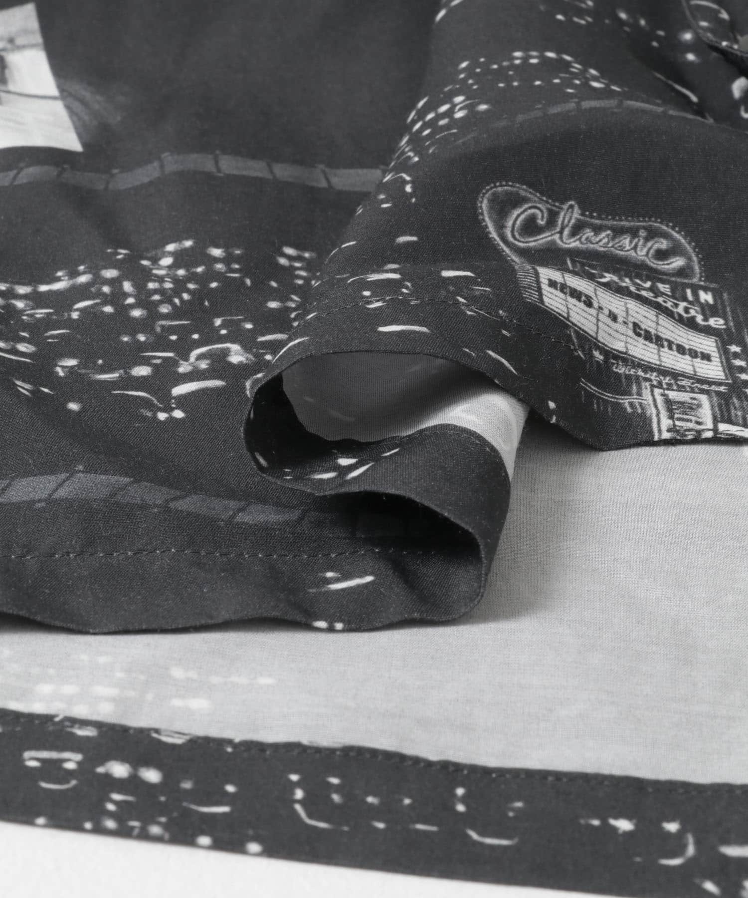 PORTER CLASSIC　ALOHA SHIRTS DRIVEIN THEATER C.GRY L