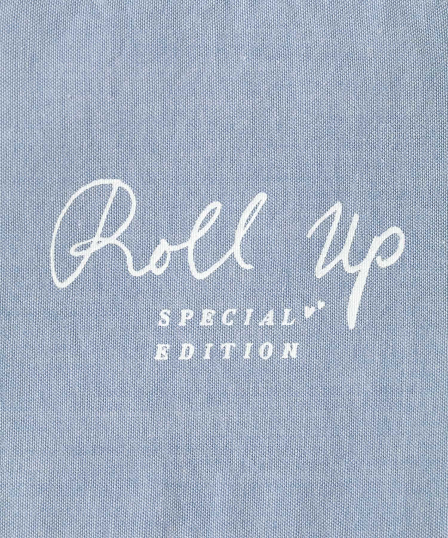 PORTER CLASSIC　ROLL UP CHAMBRAY SHIRTS BLU XL