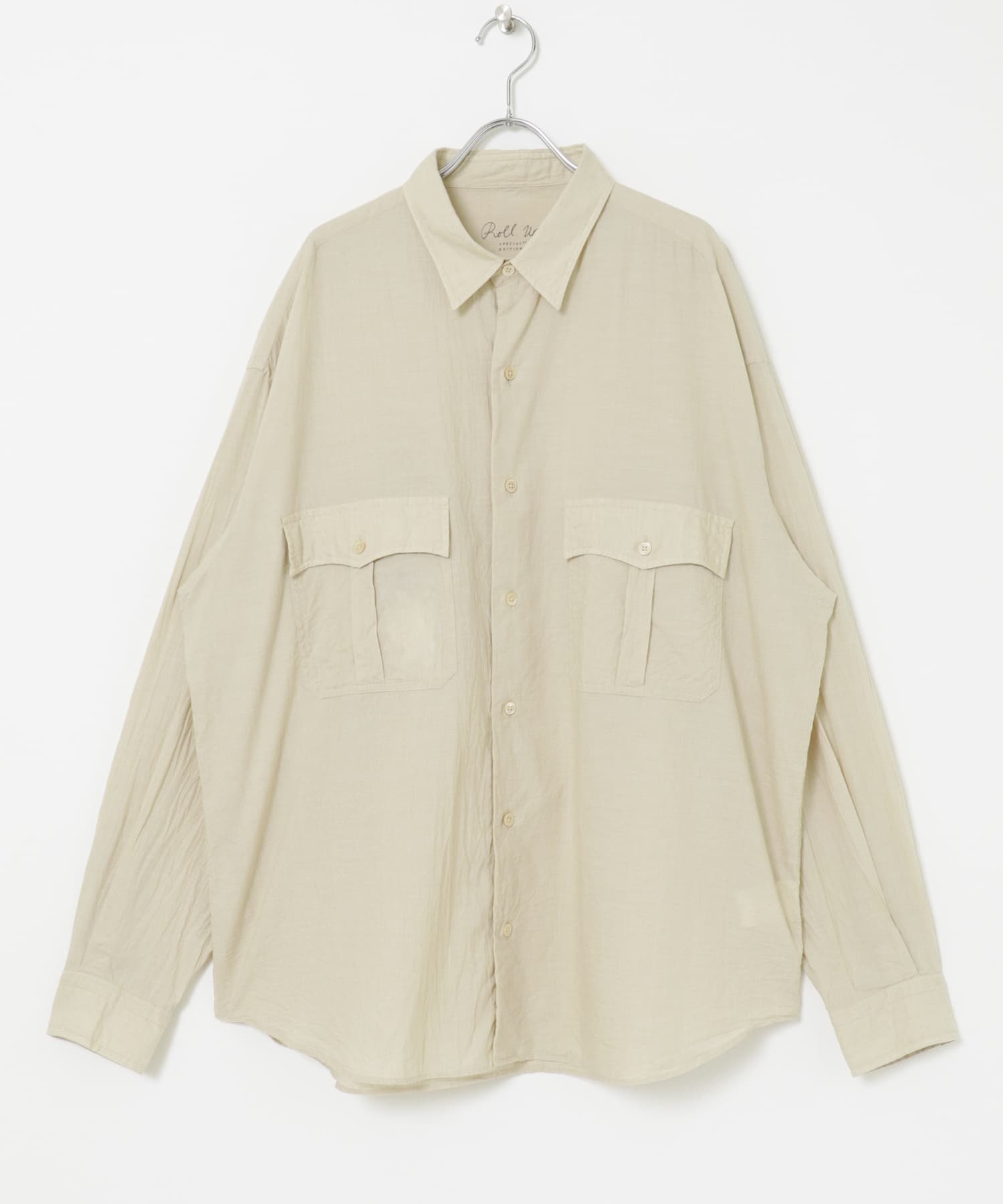 PORTER CLASSIC　ROLL UP CHAMBRAY SHIRTS