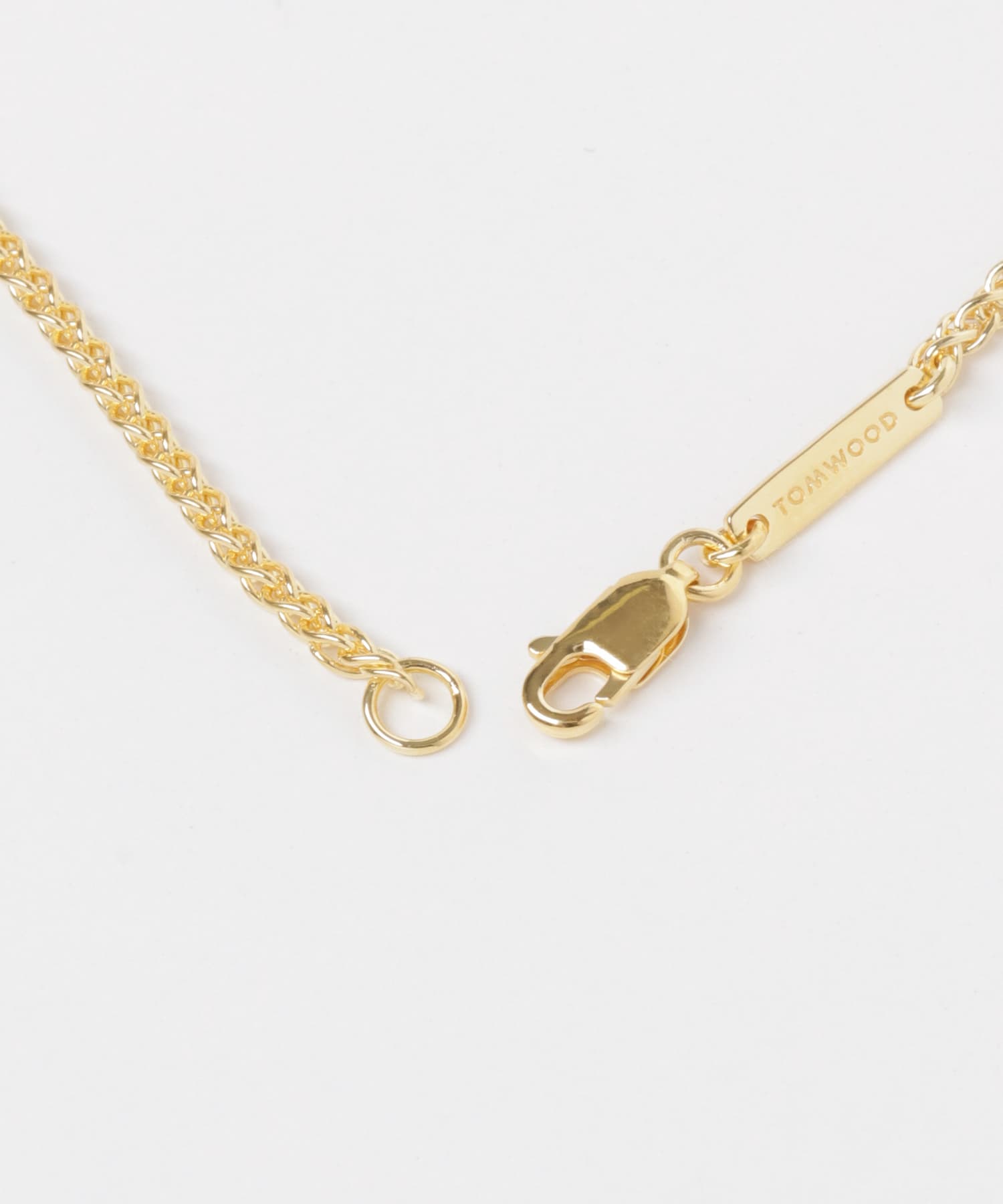 TOM WOOD　Spike Bracelet Gold S925/18KGP 7.5