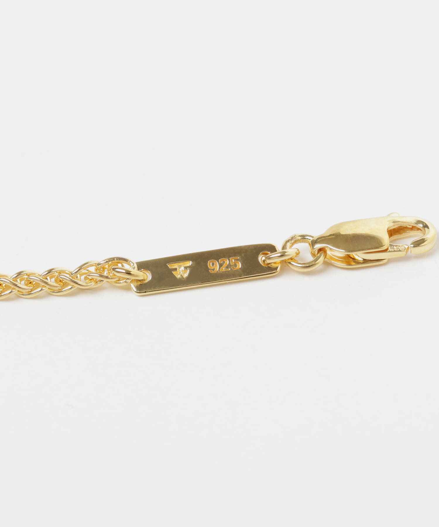 TOM WOOD　Spike Bracelet Gold S925/18KGP 7.5
