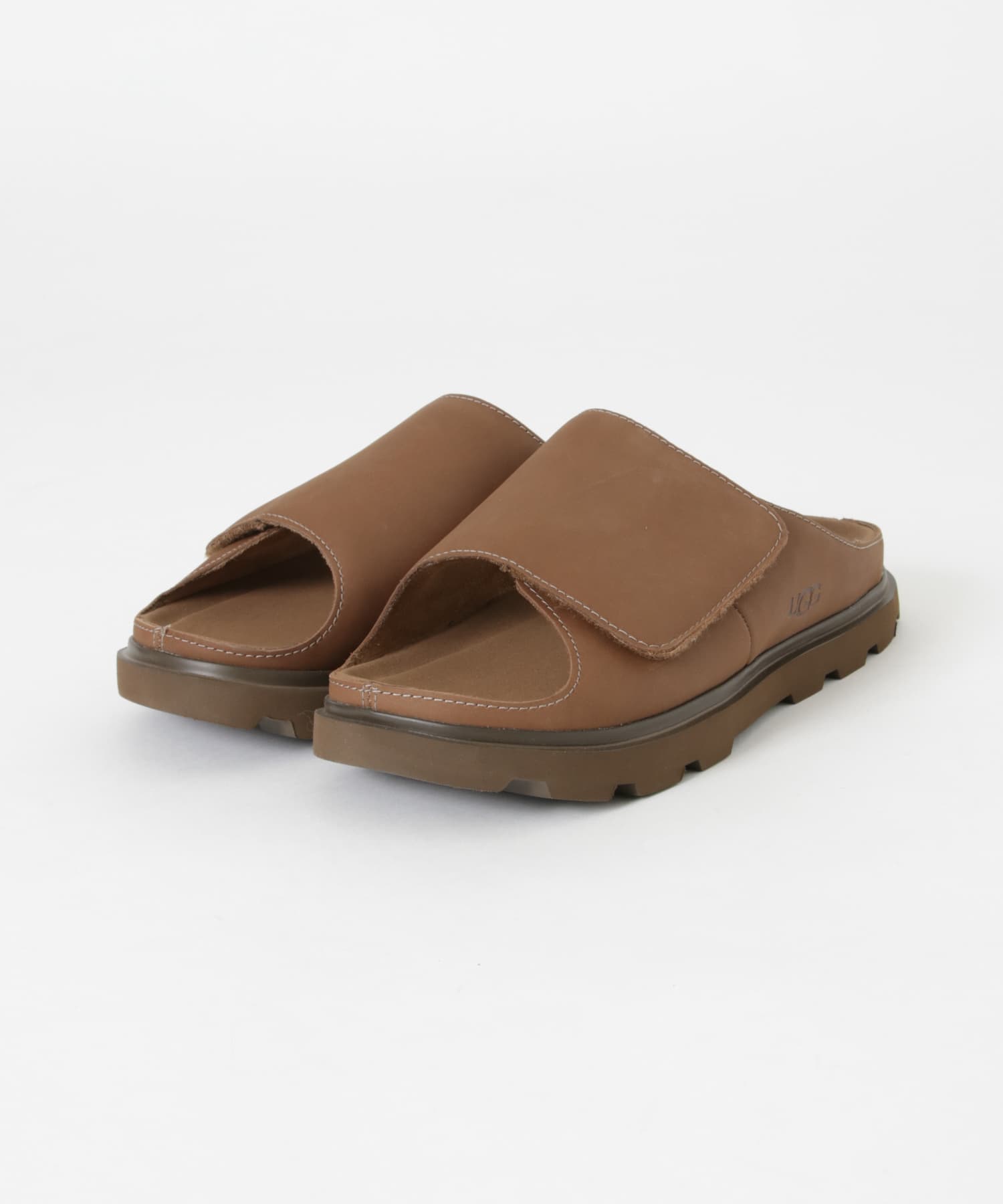 UGG　M SOLANO SLIDE CHESTNUT 26