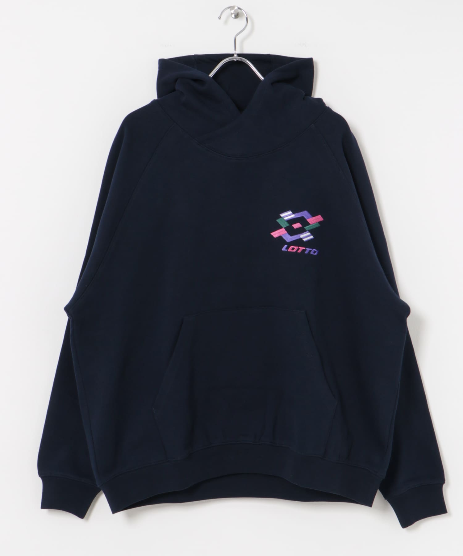 LOTTO　WINDMILL LOGO HOODIE NAVY M