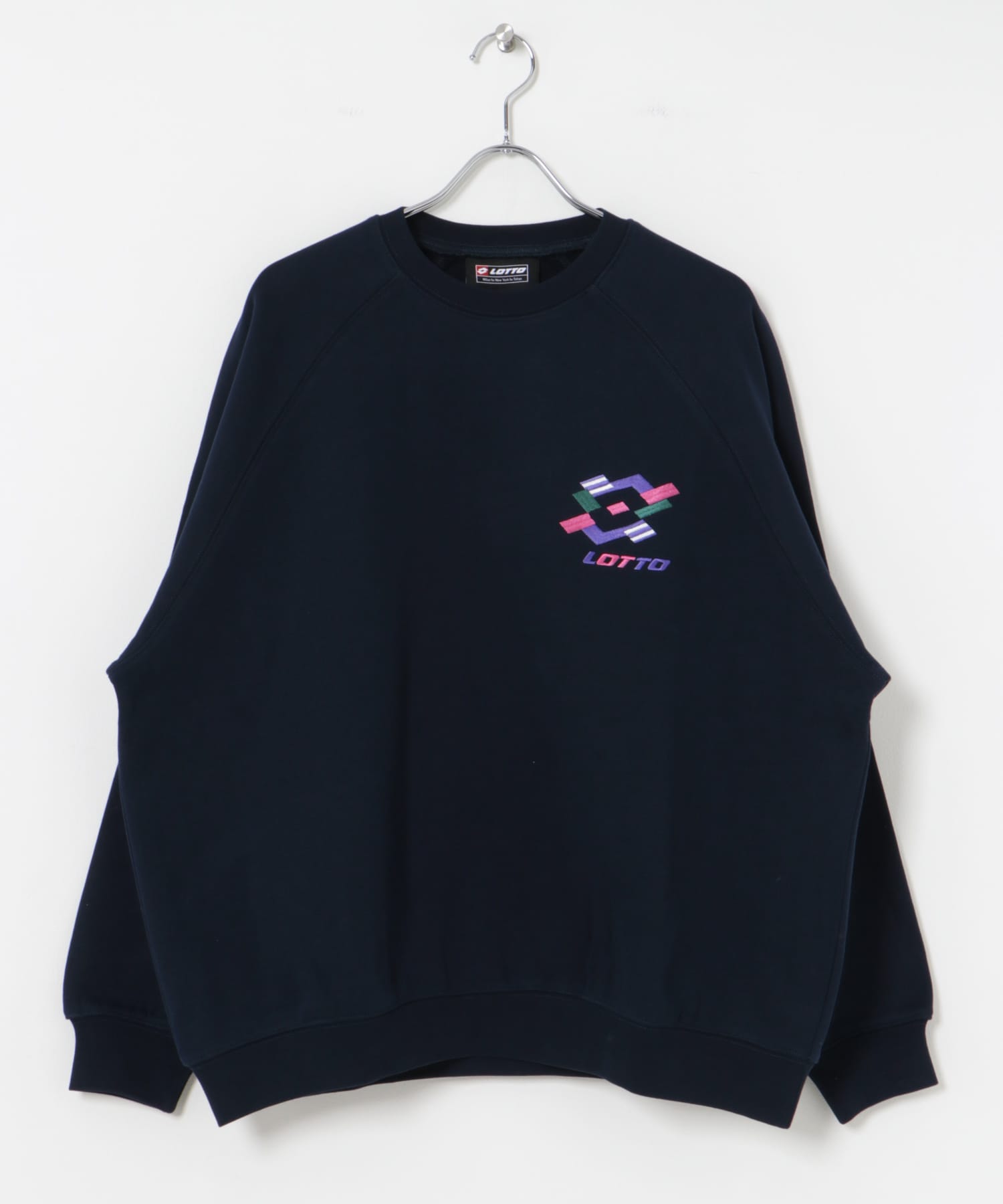 LOTTO　WINDMILL LOGO PULLOVER NAVY M