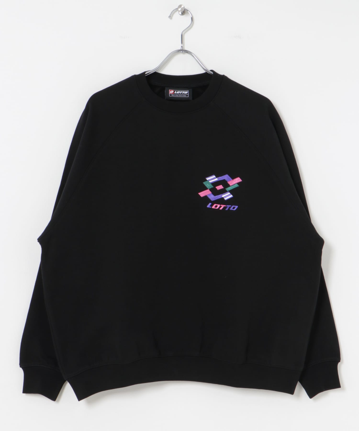 LOTTO　WINDMILL LOGO PULLOVER BLACK M
