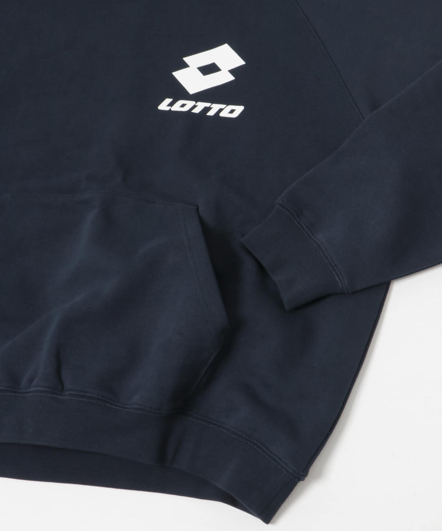 LOTTO　CLASSIC BIG LOGO HOODIE NAVY M