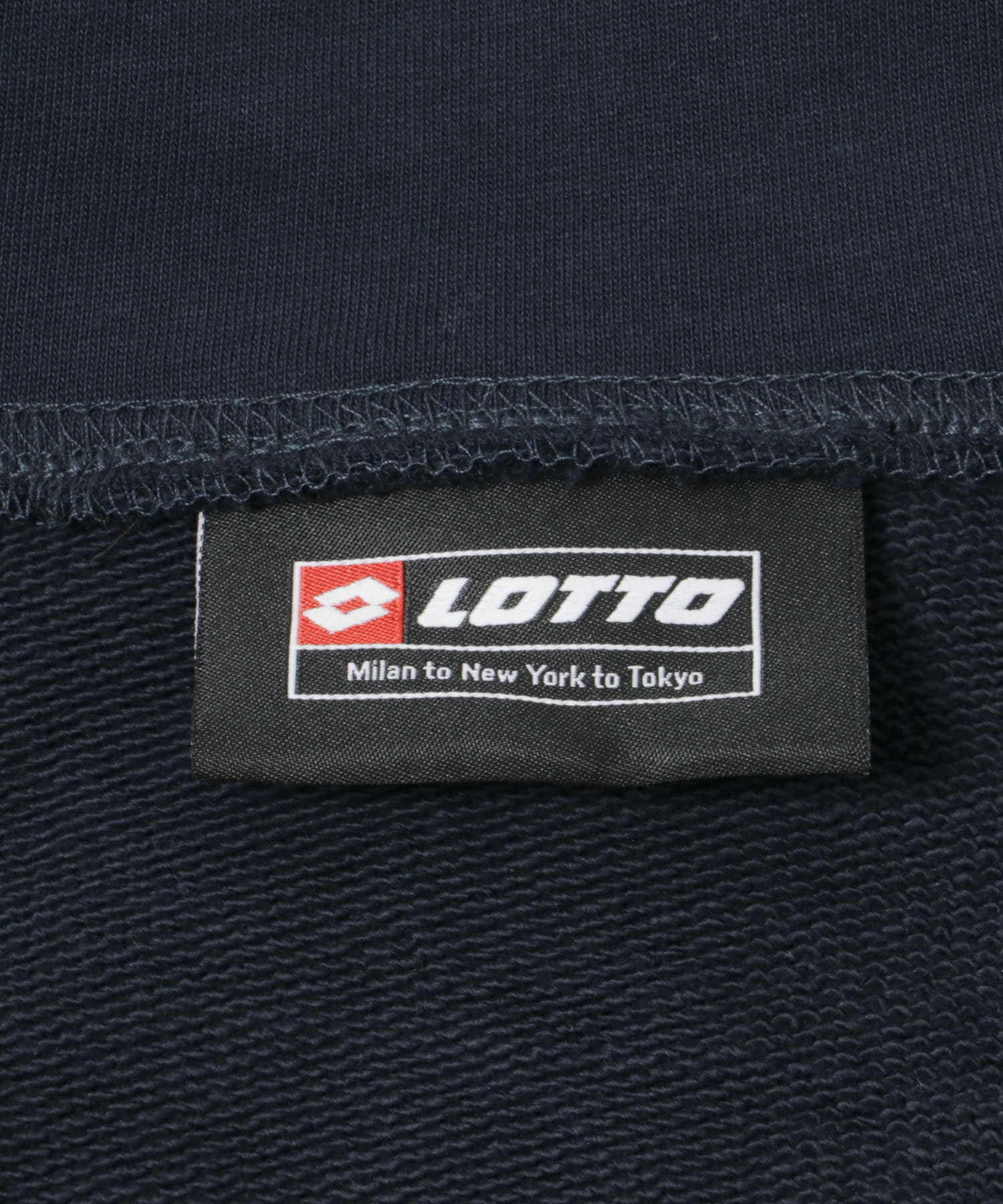 LOTTO　CLASSIC BIG LOGO HOODIE NAVY M