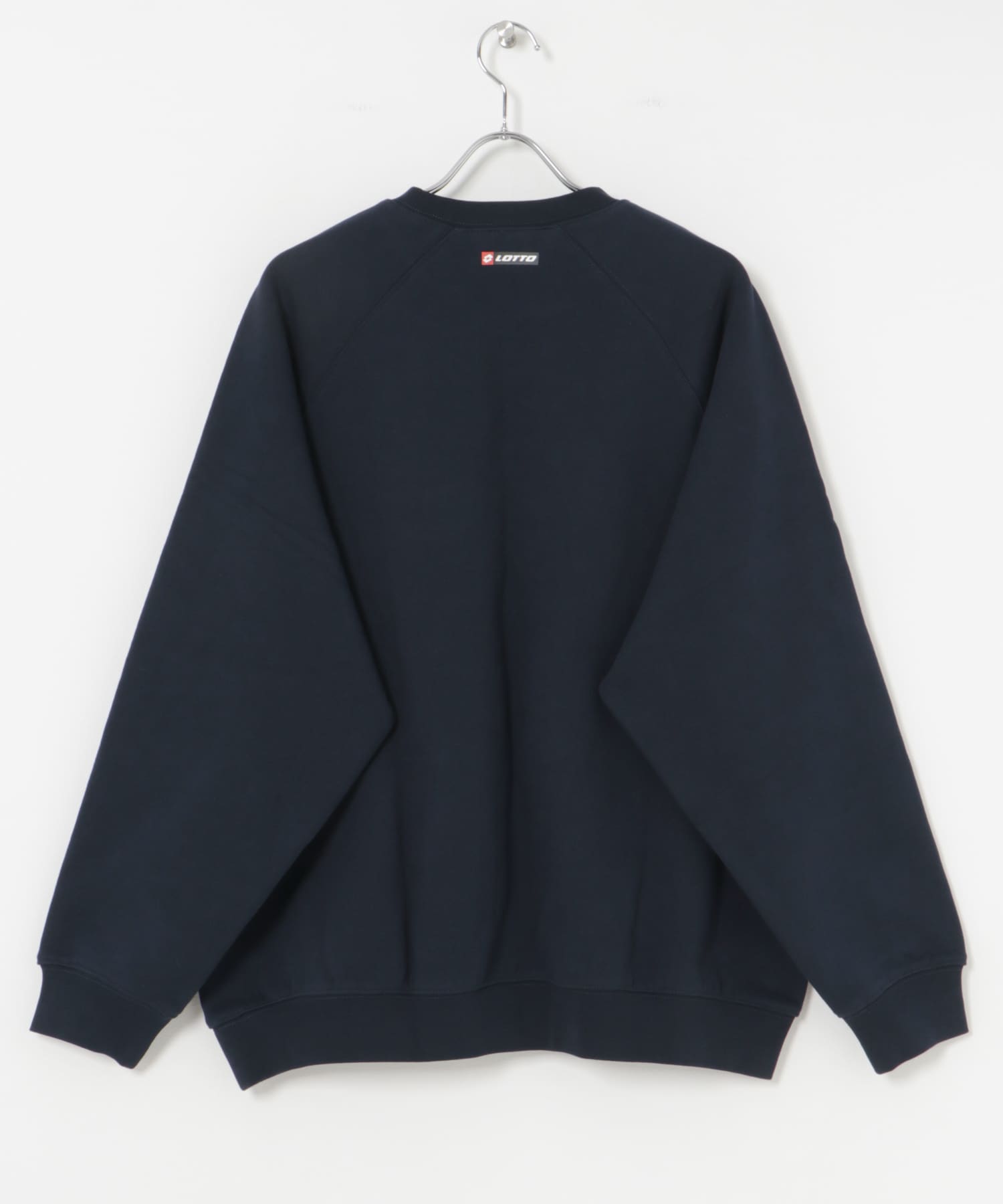 LOTTO　CLASSIC BIG LOGO PULLOVER NAVY M