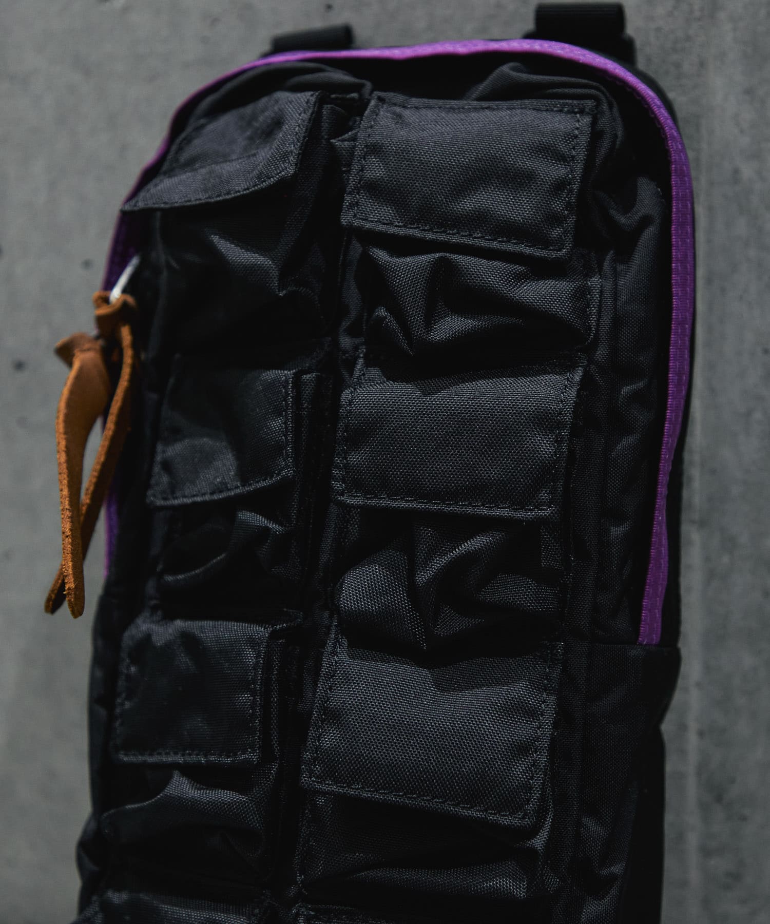 NEXUSVII.×GREGORY　SINGLE POCKET PARASITE BLK/PUR FREE