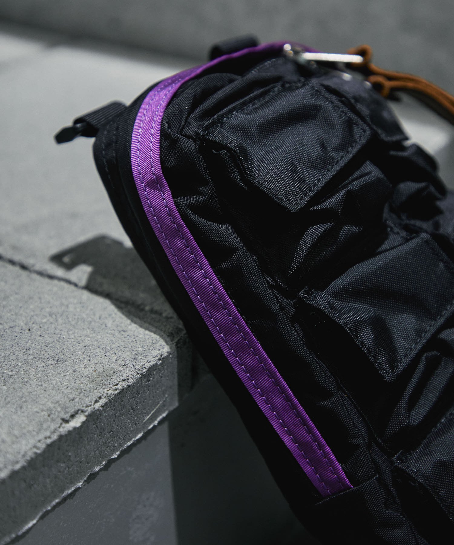 NEXUSVII.×GREGORY　SINGLE POCKET PARASITE BLK/PUR FREE
