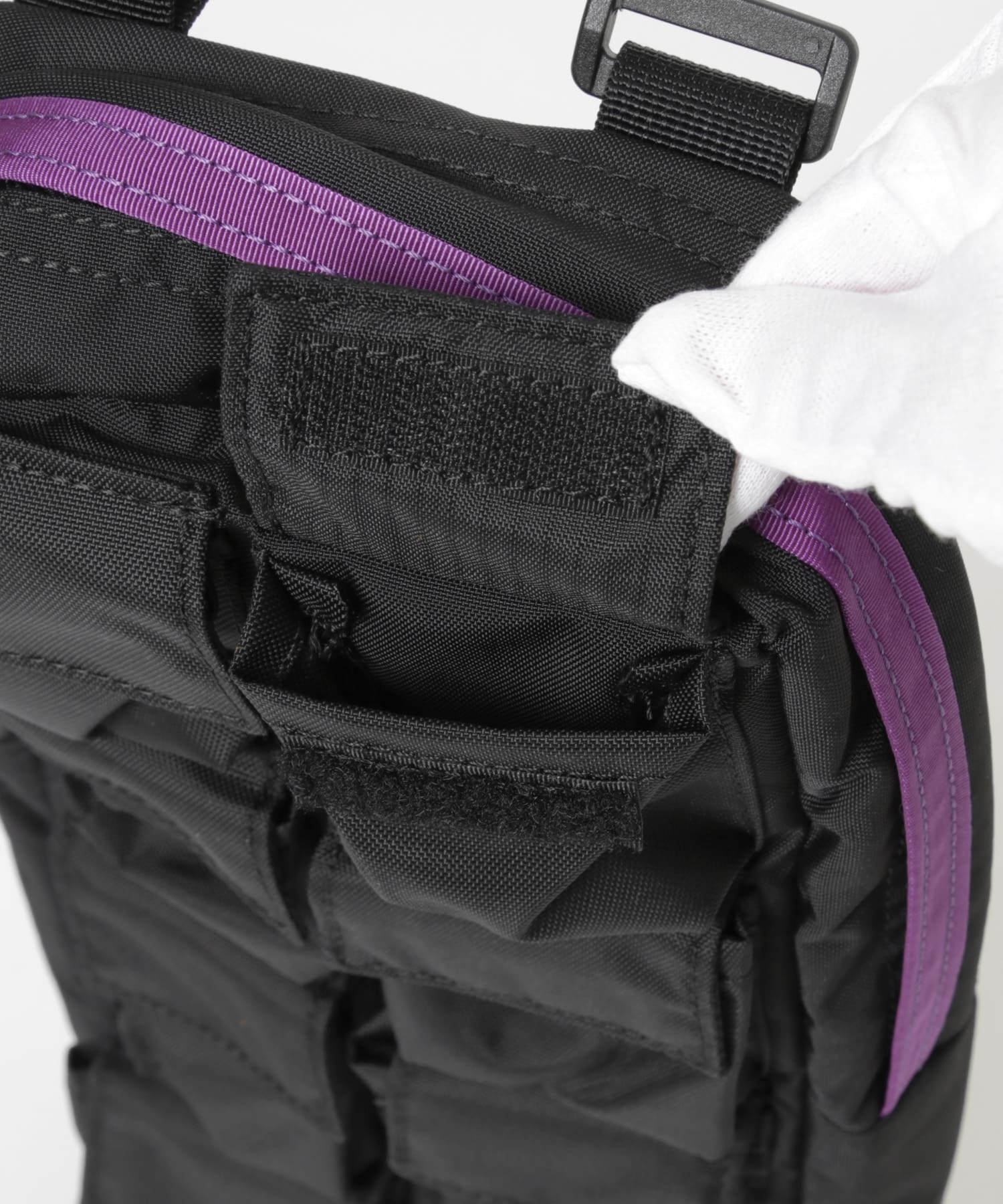 NEXUSVII.×GREGORY　SINGLE POCKET PARASITE BLK/PUR FREE
