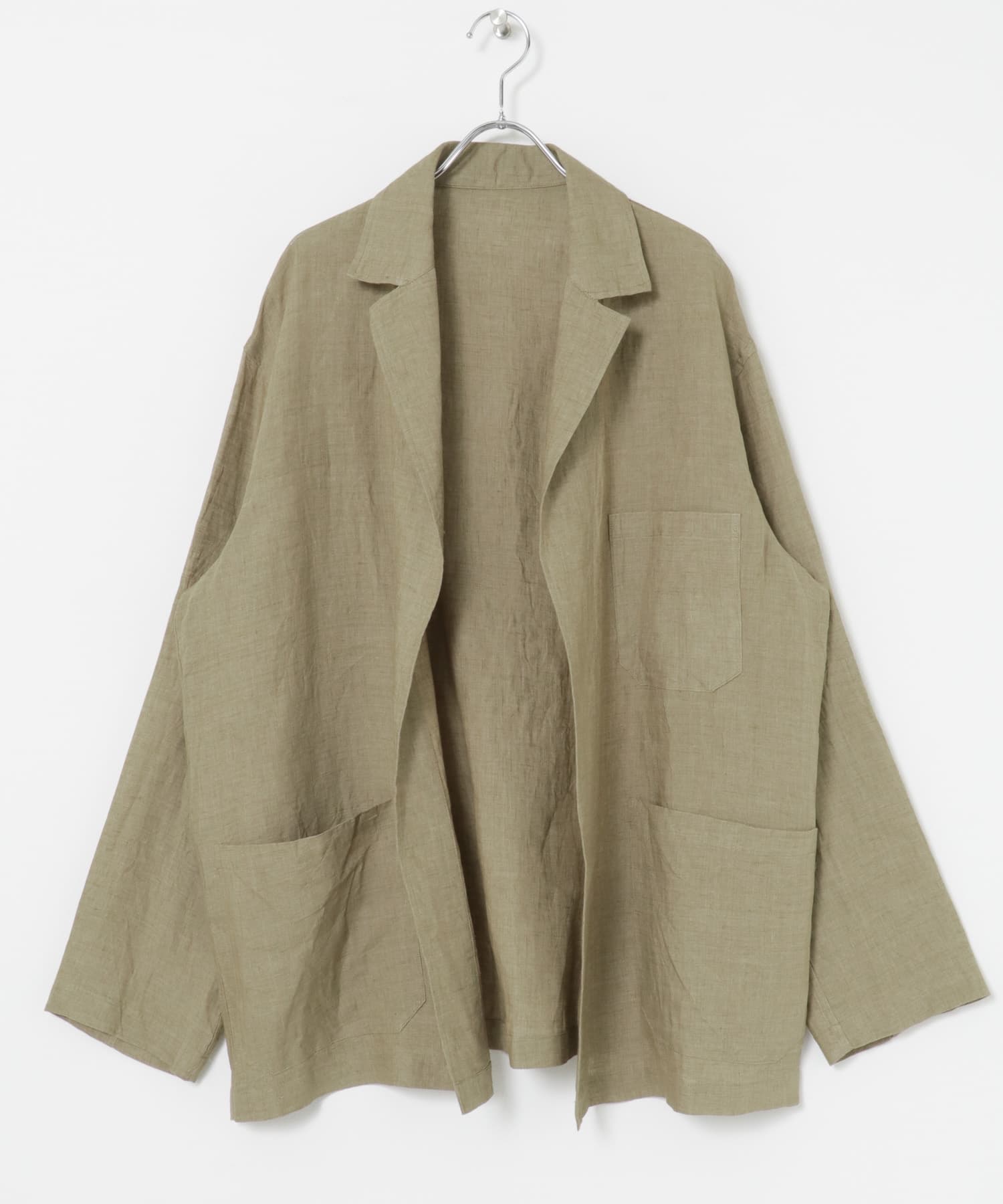 YLEVE　LINEN POPLIN JACKET