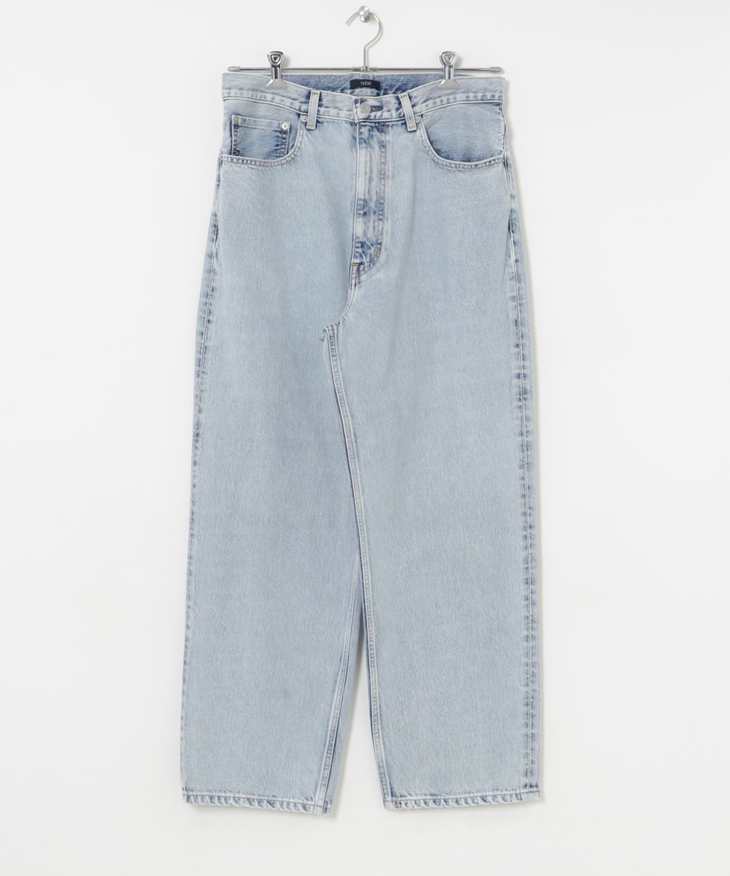 YLEVE　13.5oz DENIM BAGGY FADE 110 I IDG 3