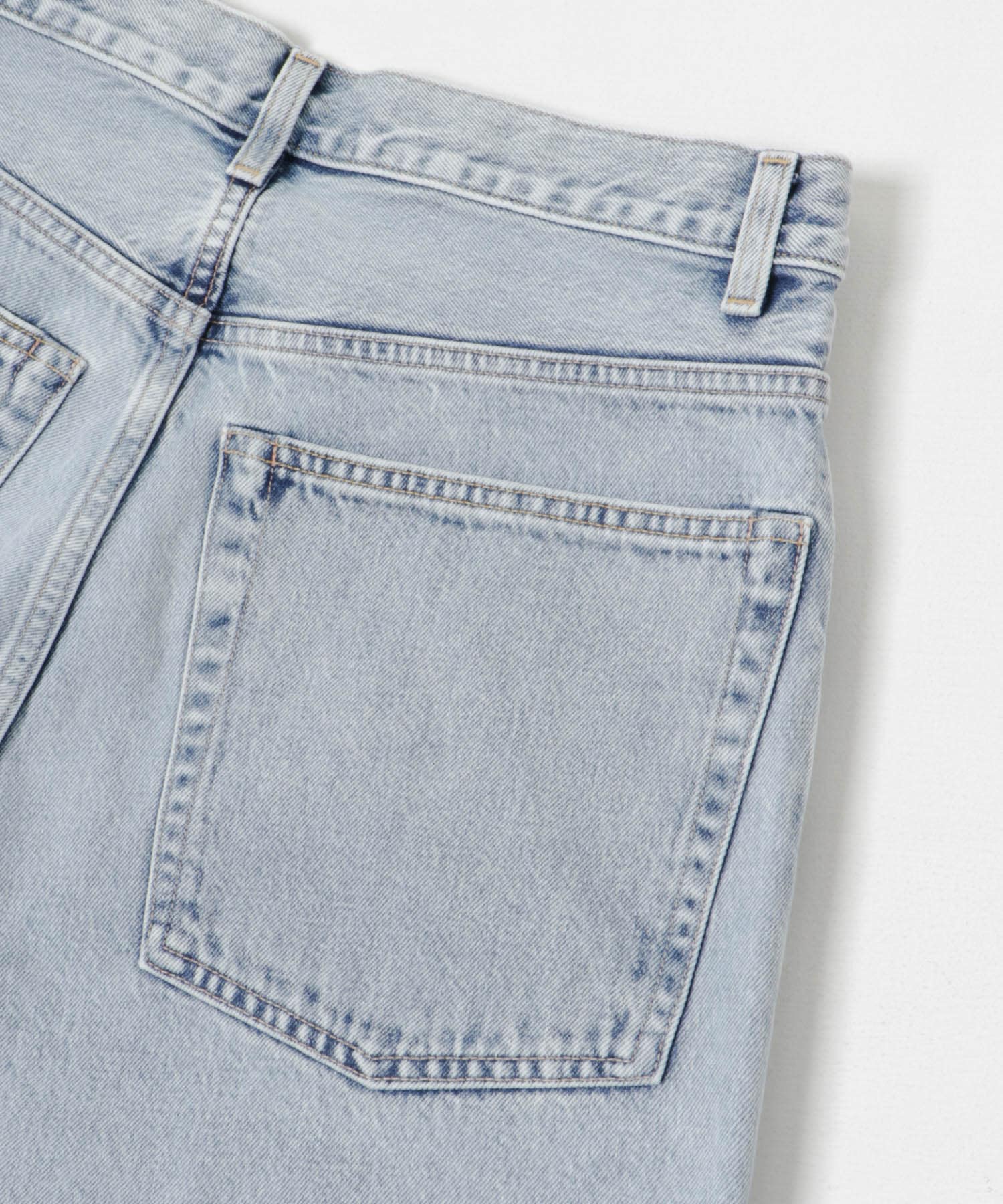 YLEVE　13.5oz DENIM BAGGY FADE 110 I IDG 3