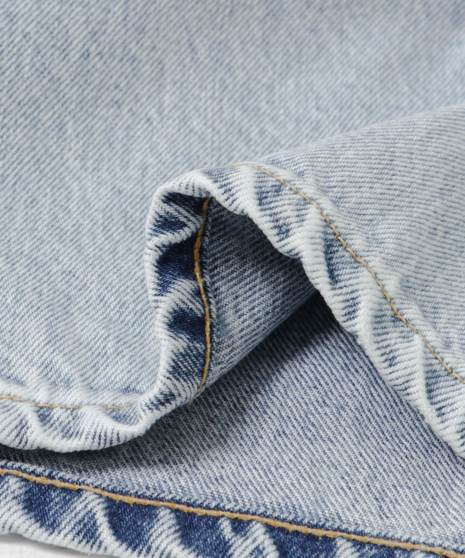 YLEVE　13.5oz DENIM BAGGY FADE 110 I IDG 3