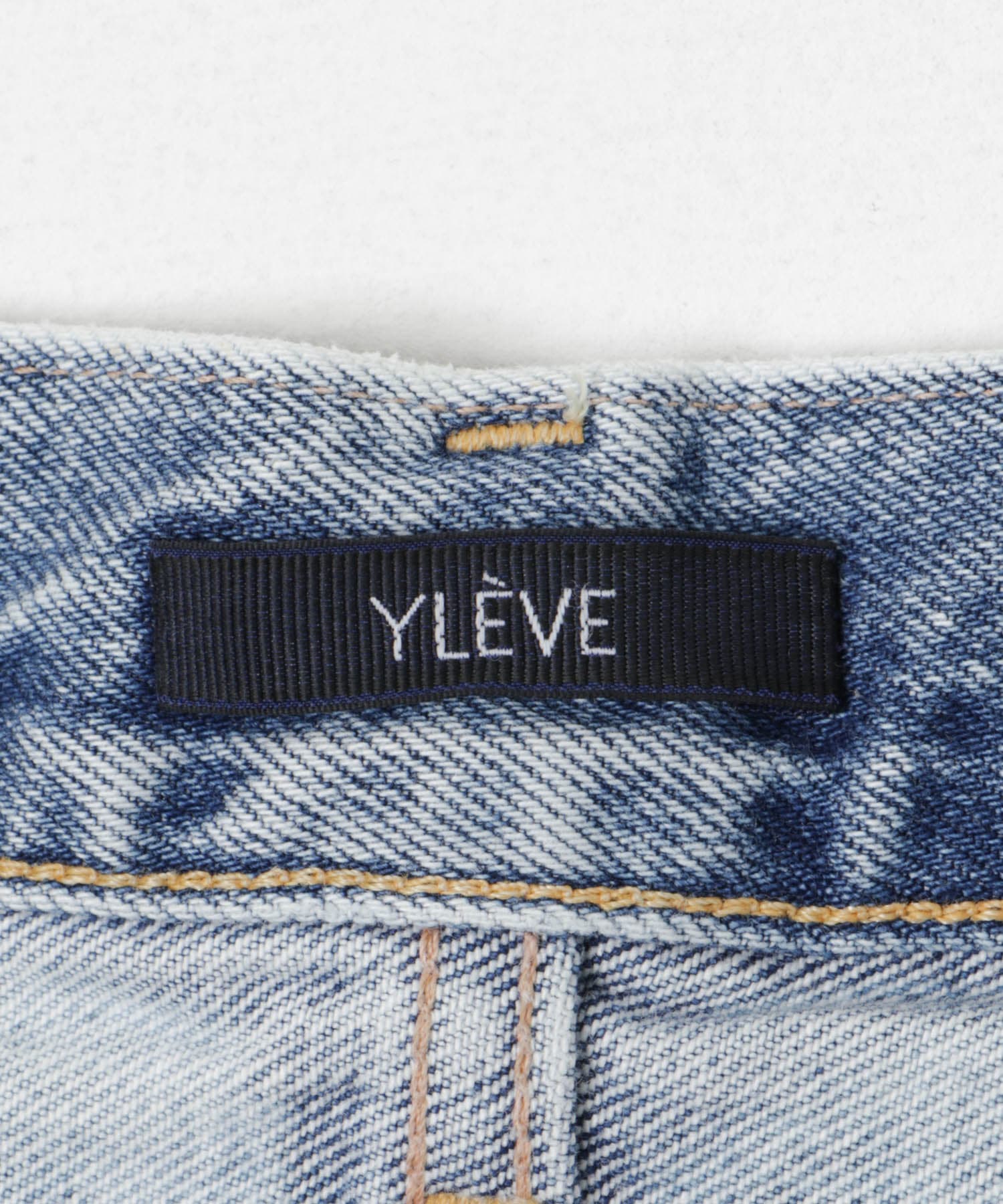 YLEVE　13.5oz DENIM BAGGY FADE 110 I IDG 3
