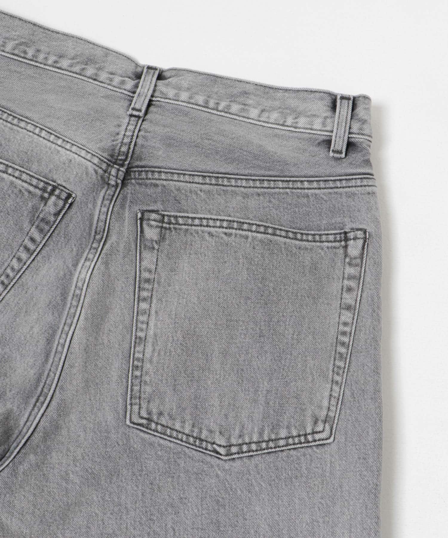 YLEVE　13.5oz DENIM BAGGY FADE 010 I BLK 3