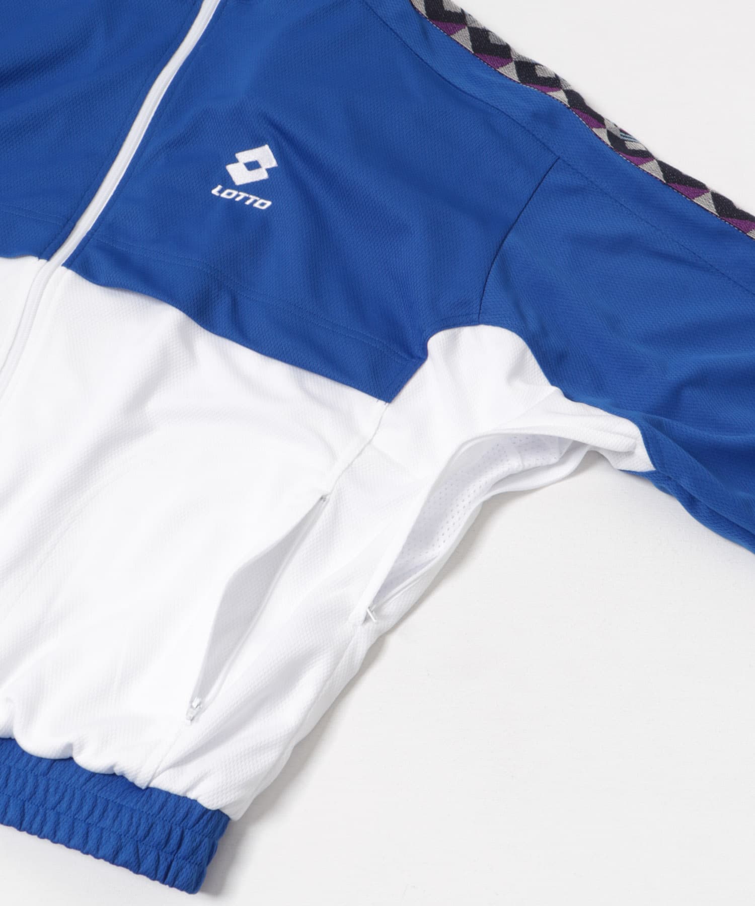 LOTTO　JQD TAPE TRACK JACKET NVY×WHT M