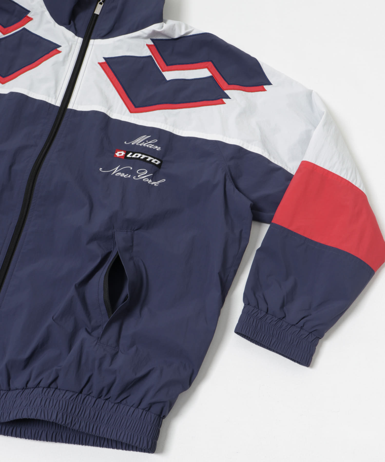 LOTTO　MILAN NEWYORK NY BLOUSON NAVY M