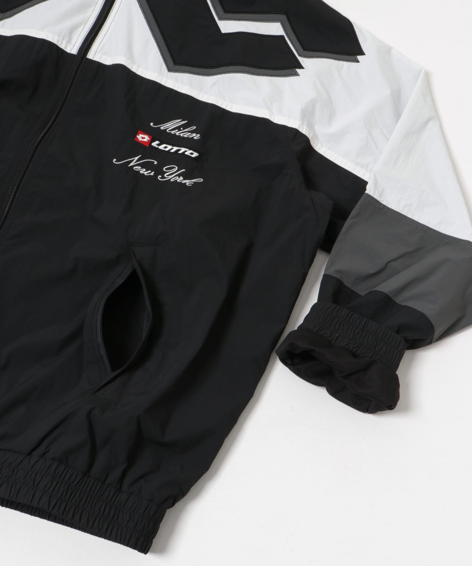 LOTTO　MILAN NEWYORK NY BLOUSON BLACK M