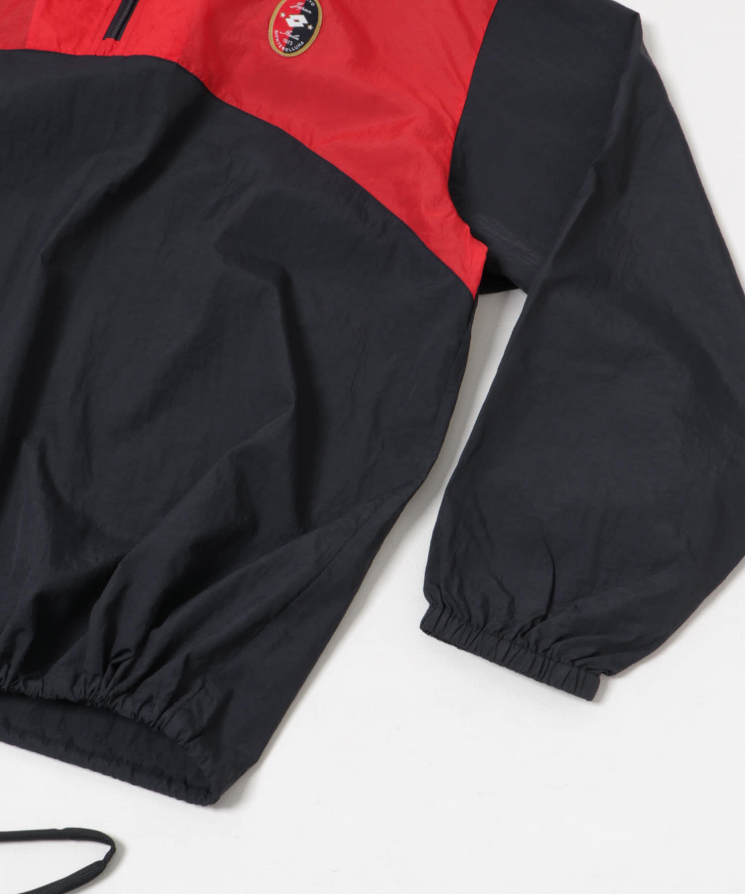 LOTTO COLORBLOCK H/ZIP BLOUSON(M RED×BLK): アウター｜URBAN