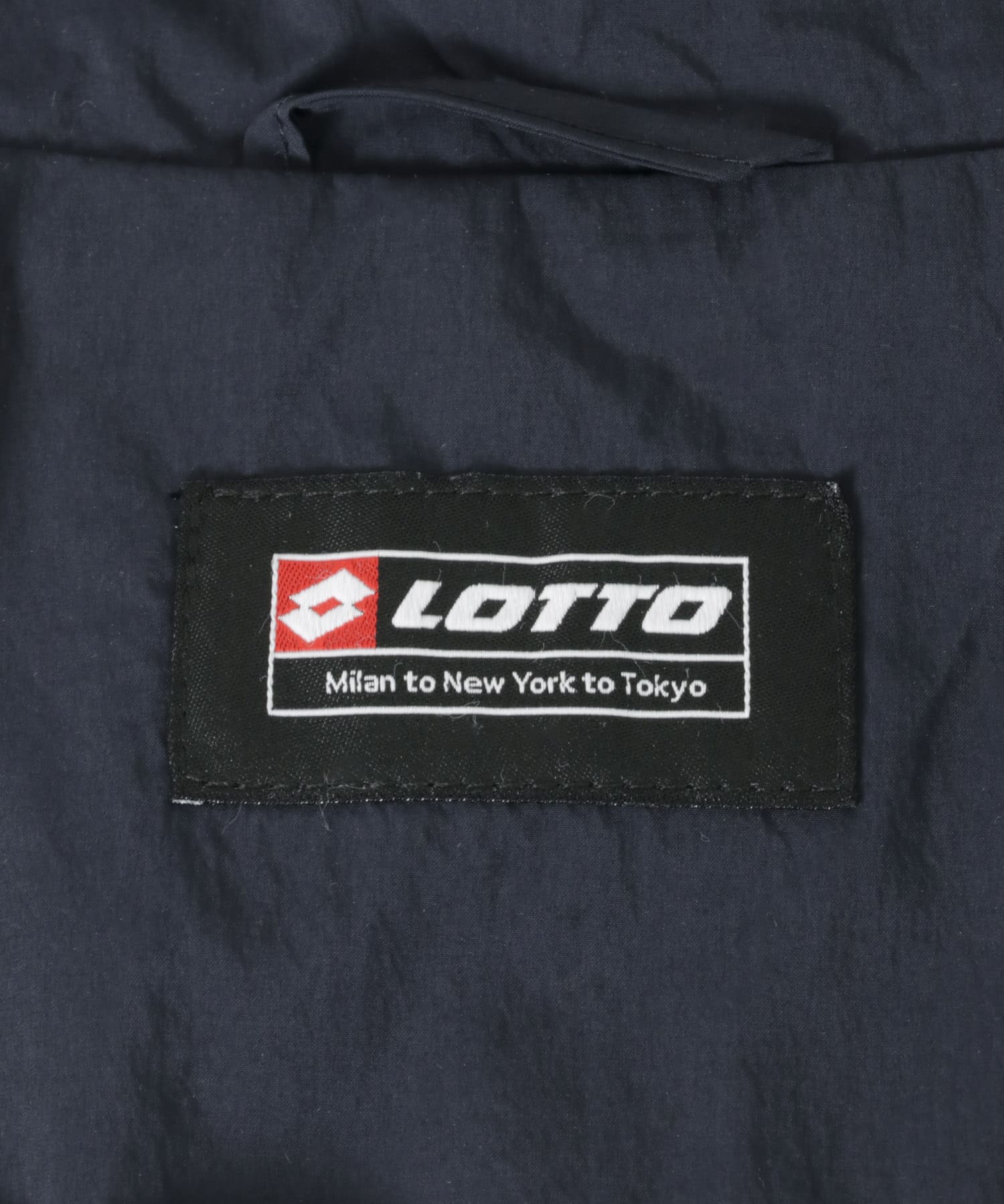 LOTTO　LOGO NYLON BLOUSON NAVY M