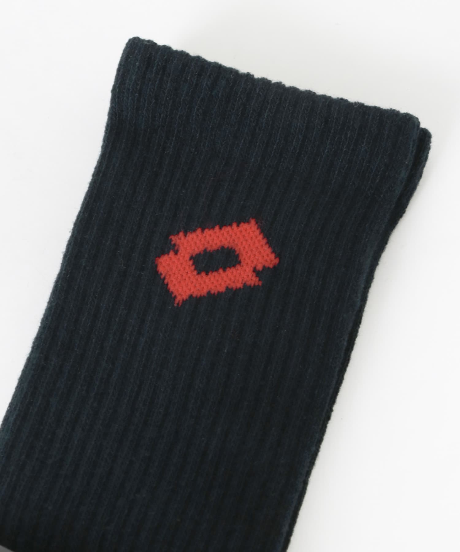 LOTTO　LOZANGA LOGO  SOCKS NAVY FREE