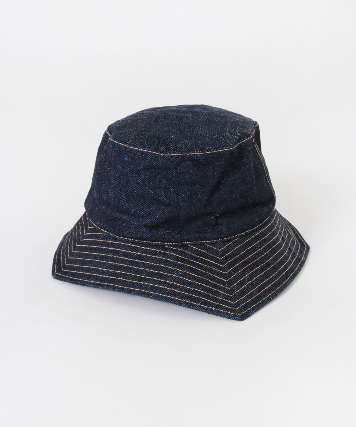 KIJIMA TAKAYUKI　PENTAGON BRIM HAT INDIGO 2