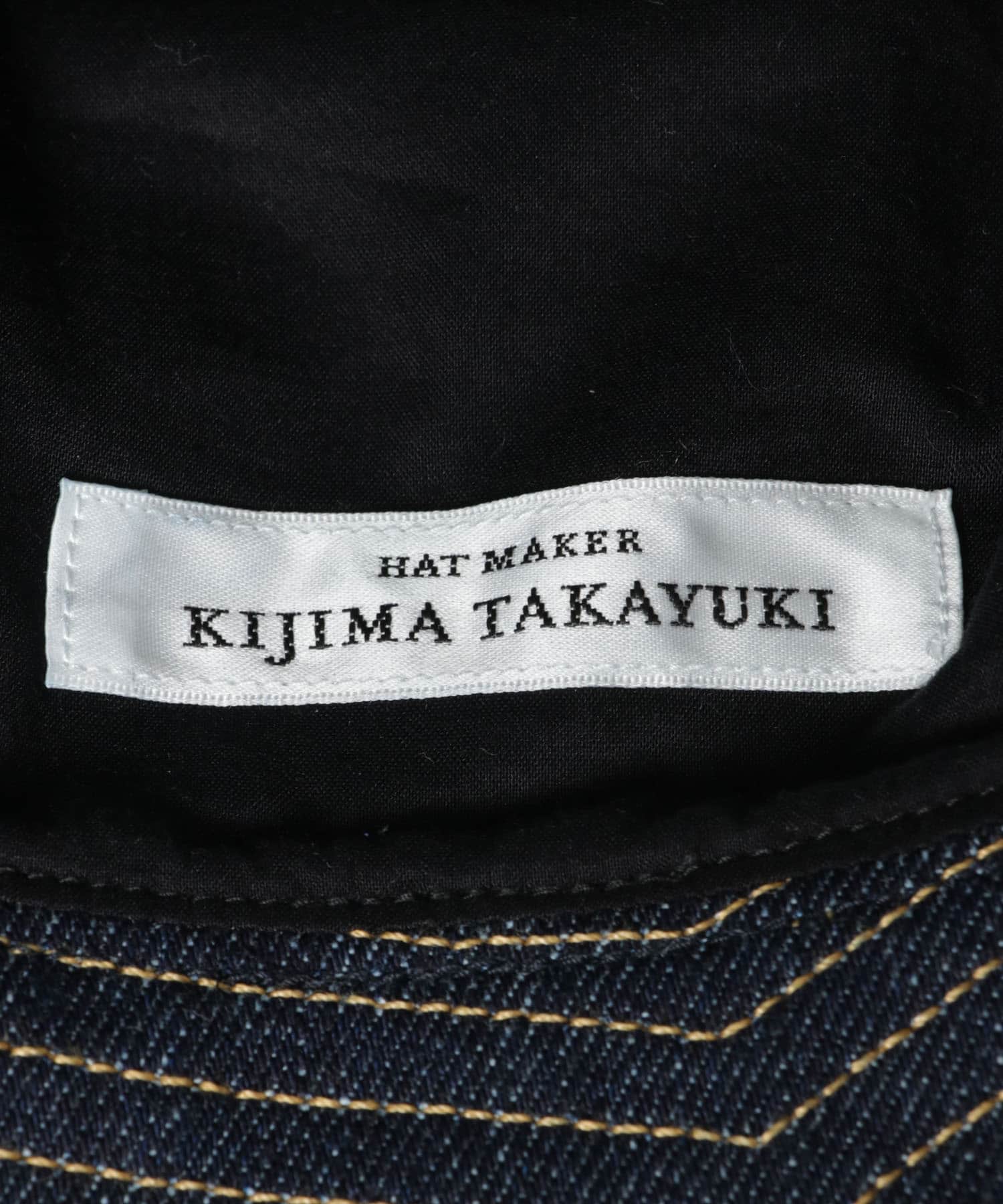 KIJIMA TAKAYUKI　PENTAGON BRIM HAT INDIGO 2