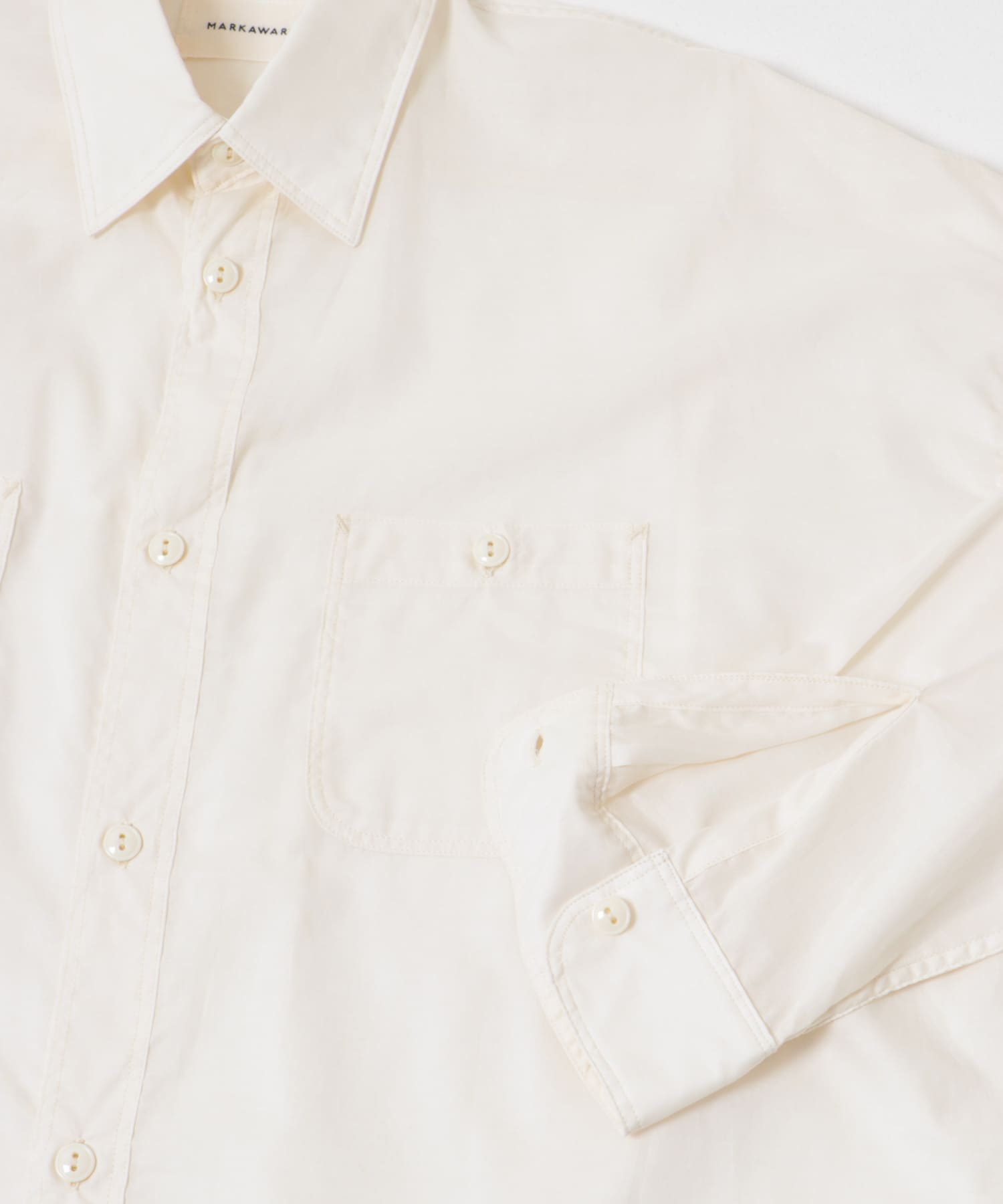 MARKAWARE　TENT LONG SHIRTS IVORY 1