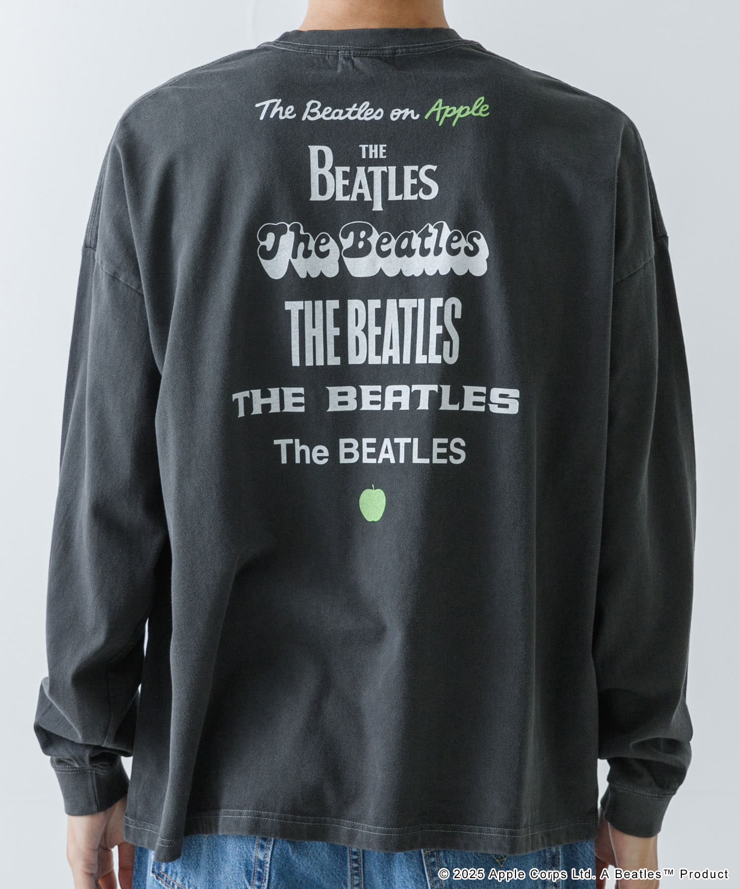 GOOD ROCK SPEED THE BEATLES LONG SLEEVE T-SHIRTS(M Charcoal