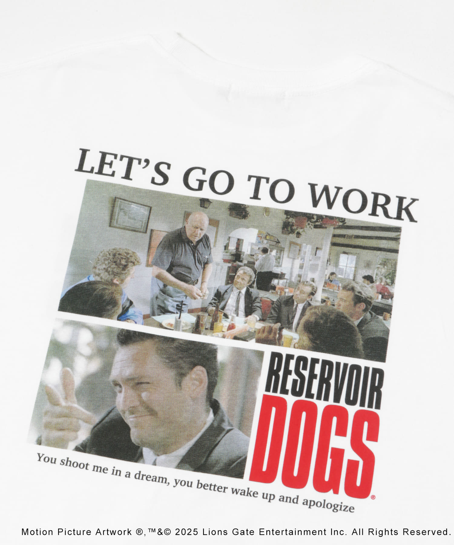 GOOD ROCK SPEED　RESERVOIR DOGS LONG SLEEV T-SHIRTS White M