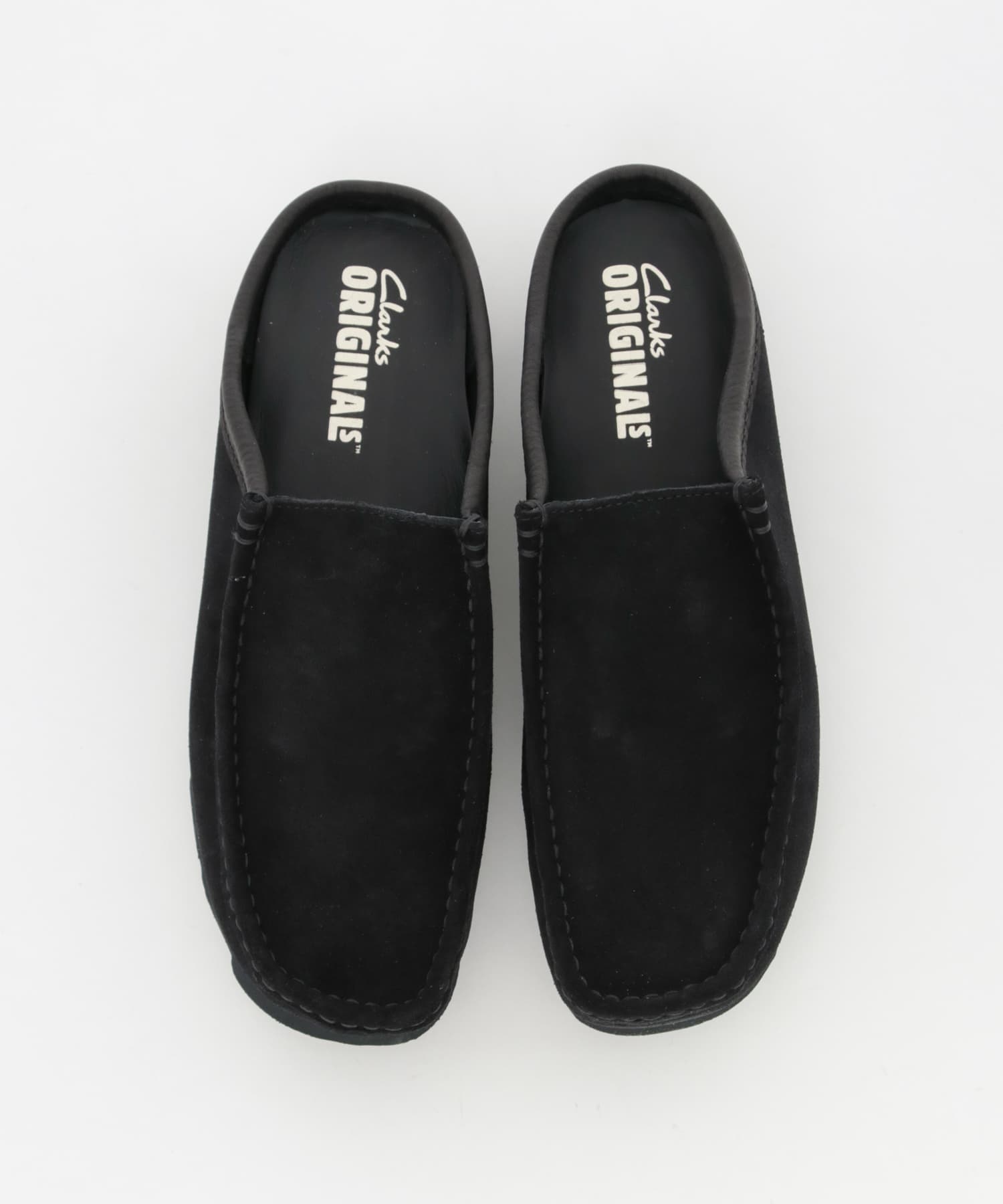 Clarks　Wallabee Slip Black Sde 7