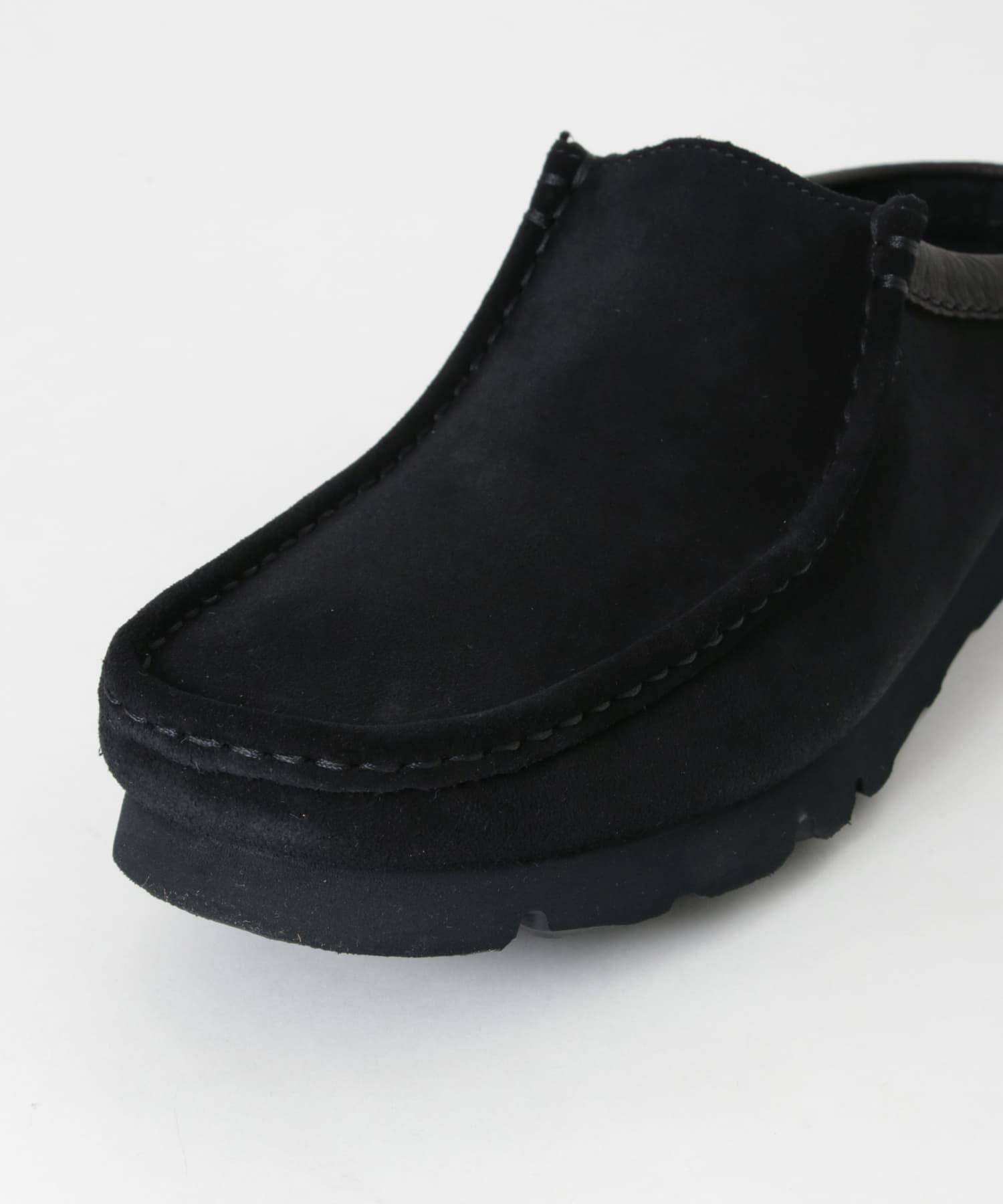 Clarks　Wallabee Slip Black Sde 7