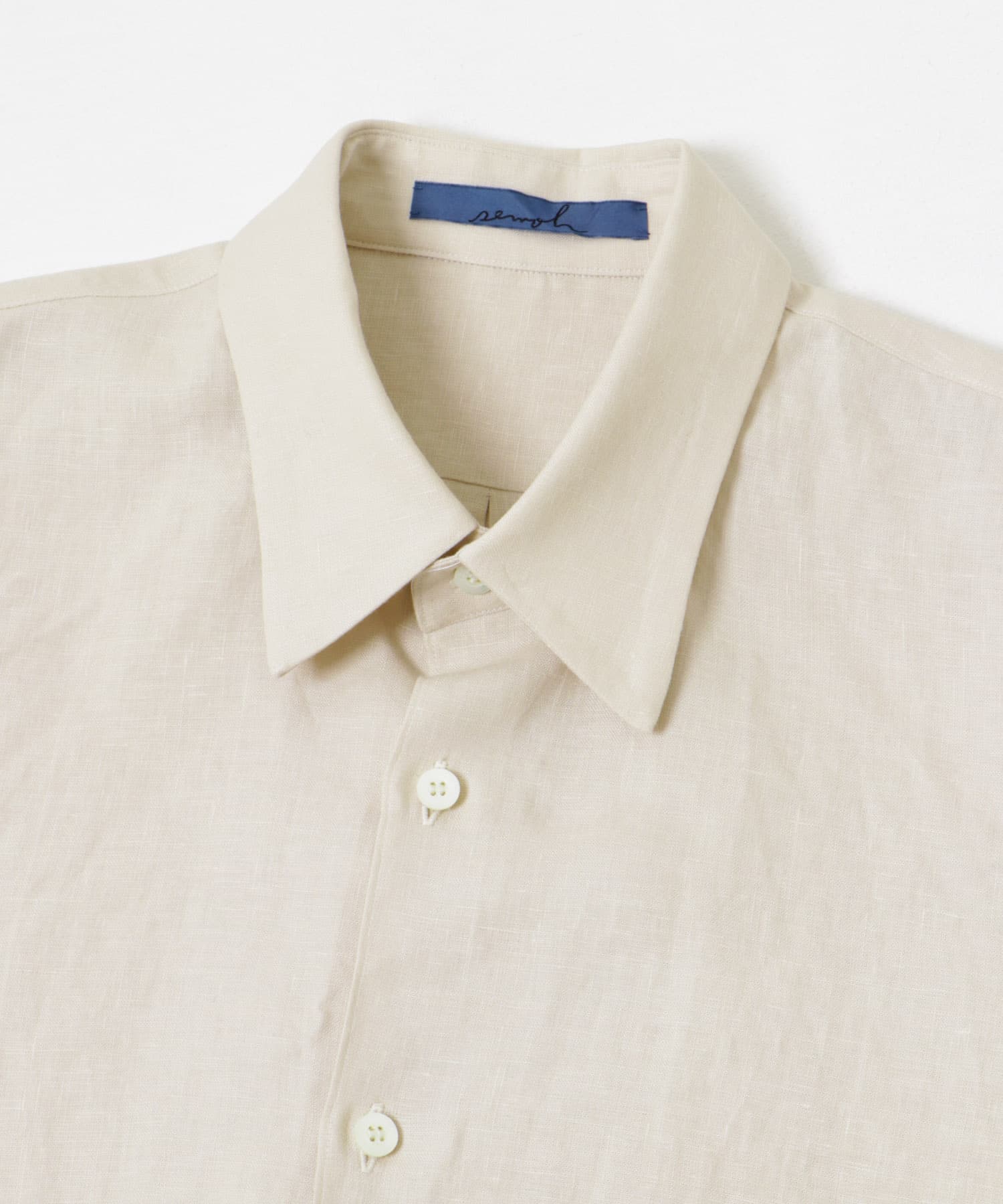 semoh　Linen Shirts BEIGE 2