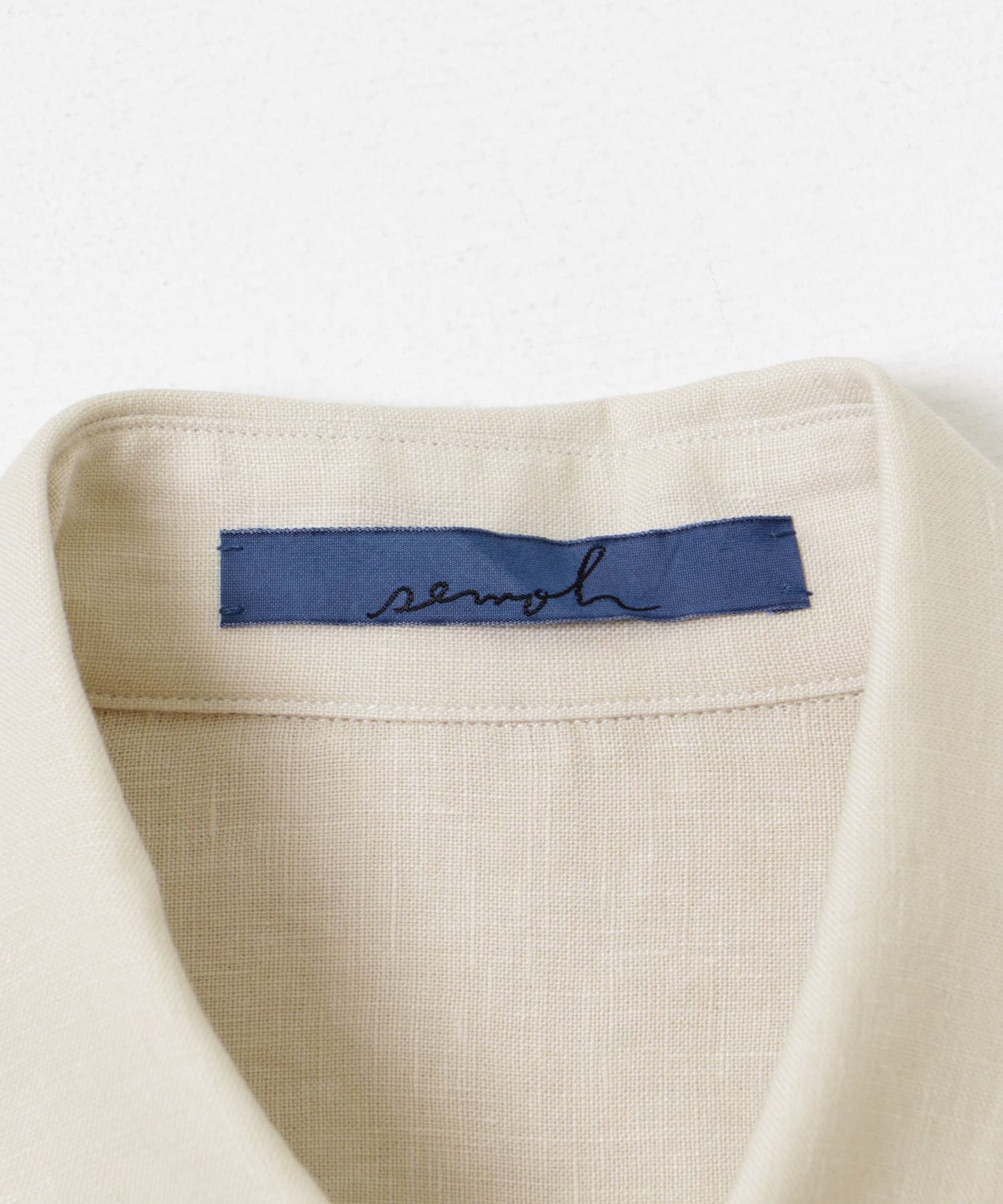 semoh　Linen Shirts BEIGE 2