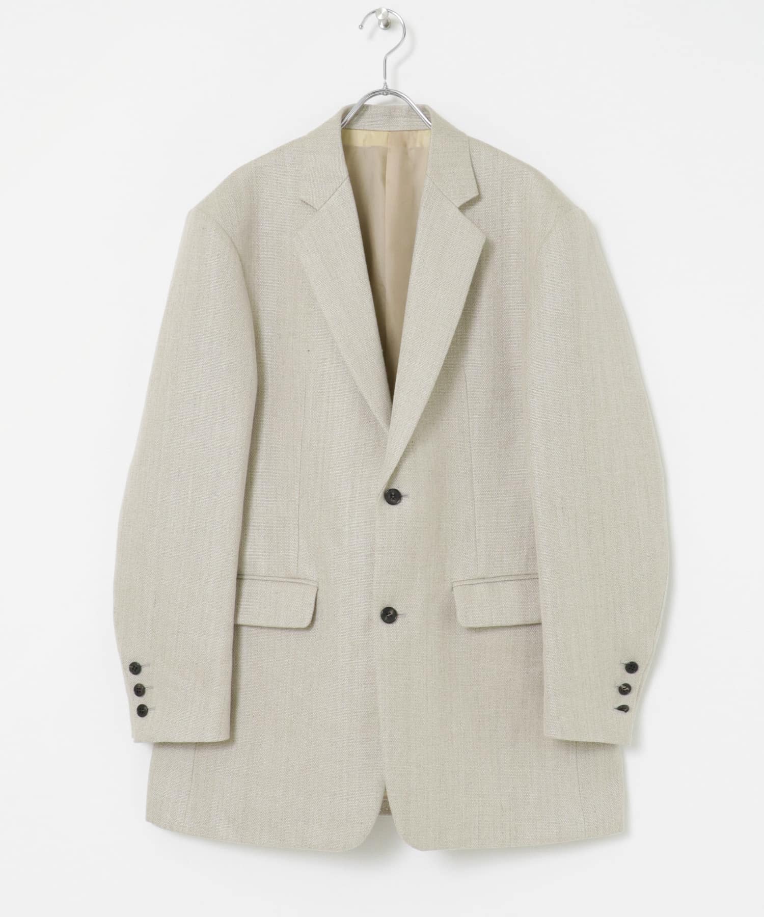 semoh　DeadStock Linen Jacket BEIGE 2