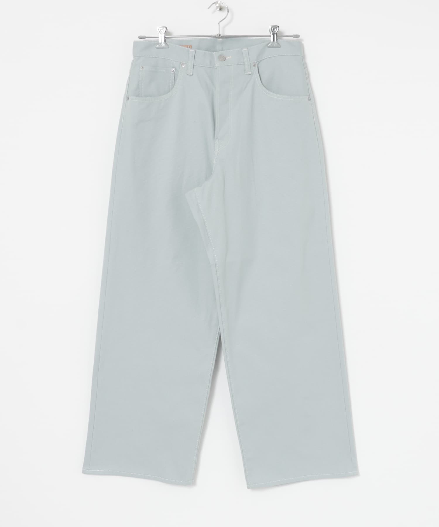 Scye　Duck Wide Leg Jeans スカイミスト 30