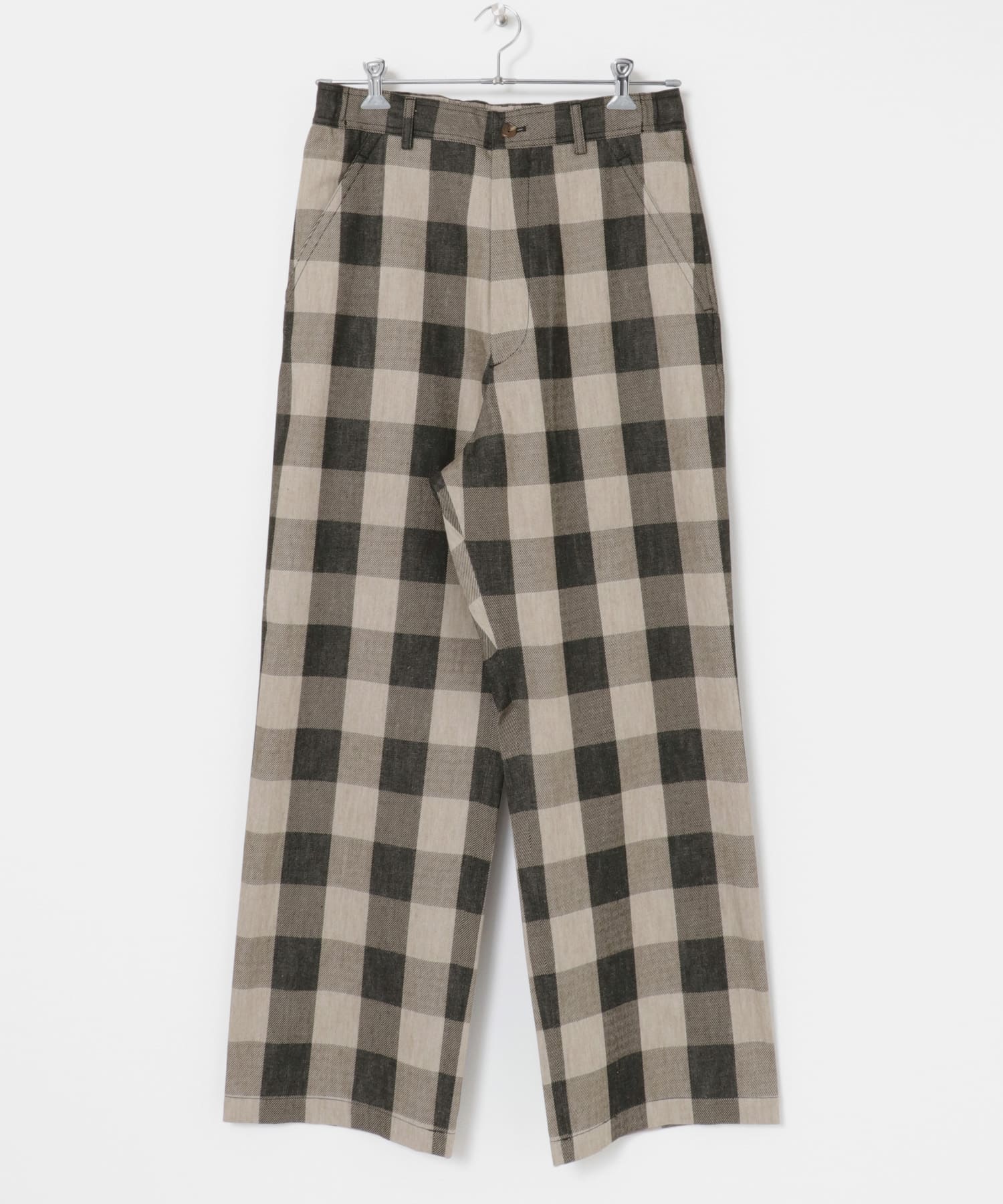 SEVEN BY SEVEN　B.CHECKEASYTROUSERS 010 BLK M