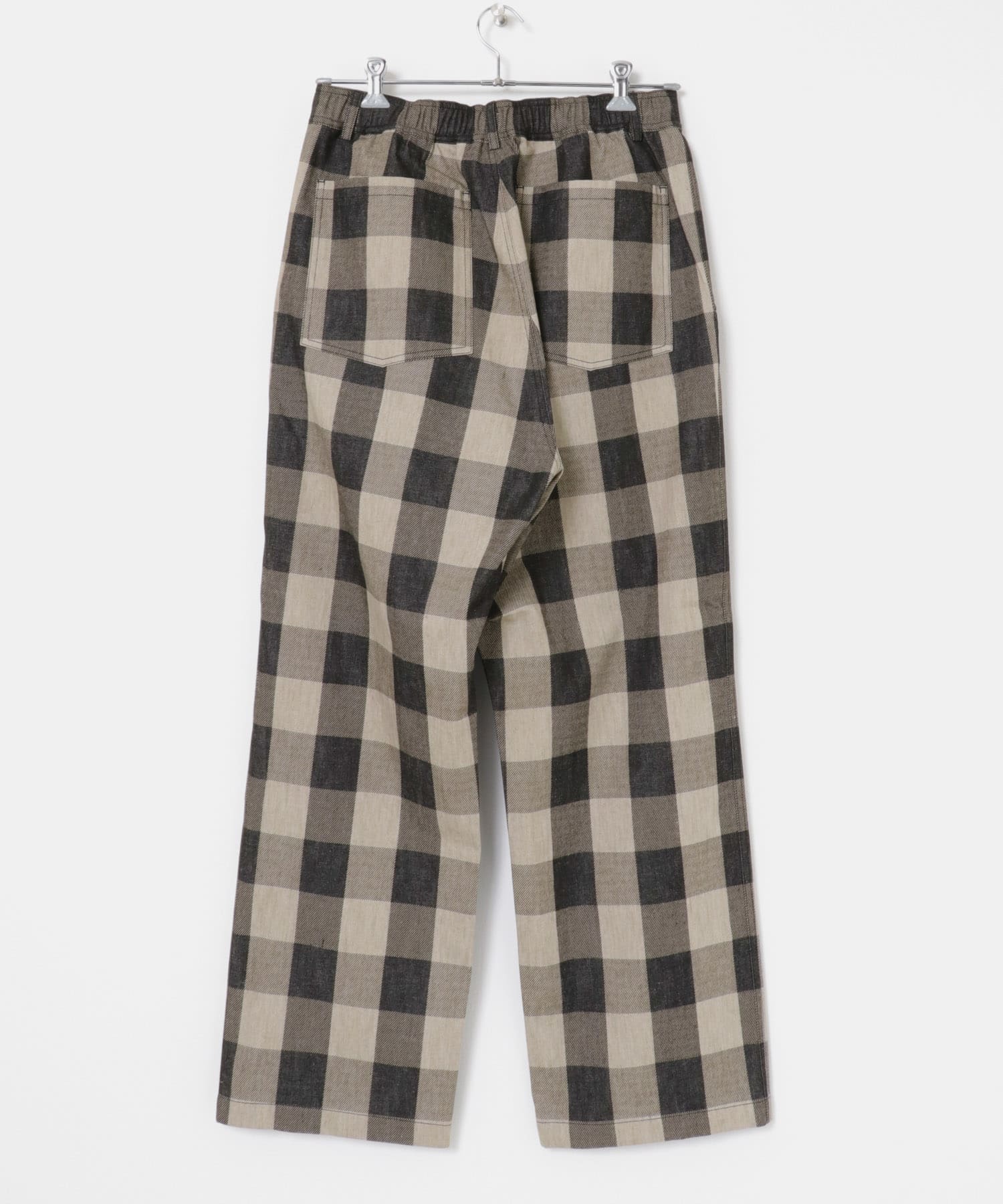 SEVEN BY SEVEN　B.CHECKEASYTROUSERS 010 BLK M