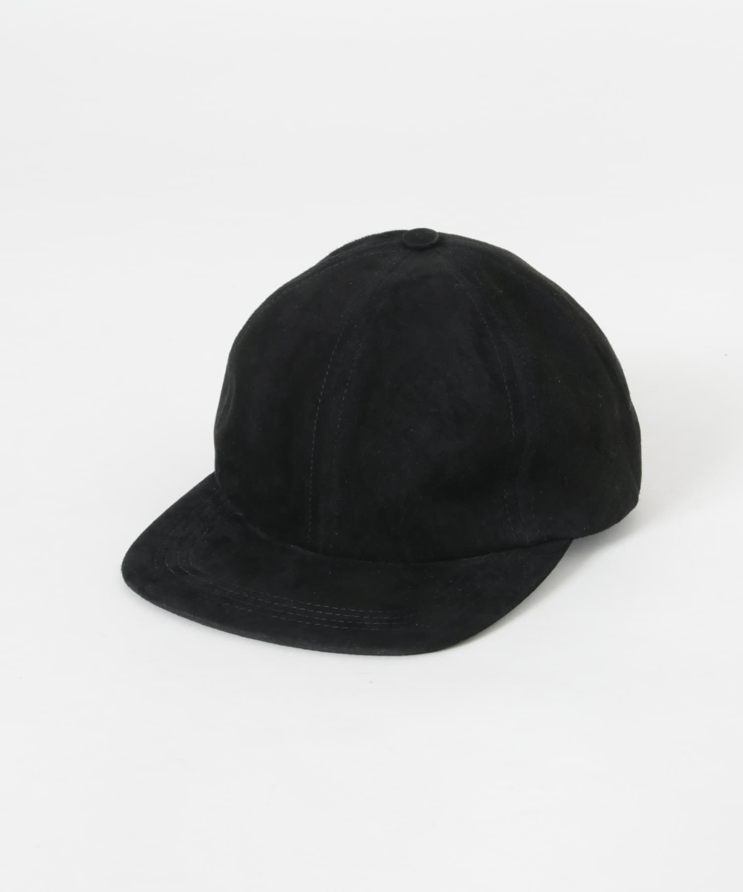 WINNER CAP　SUEDE BASEBALL CAP BLACK FREE