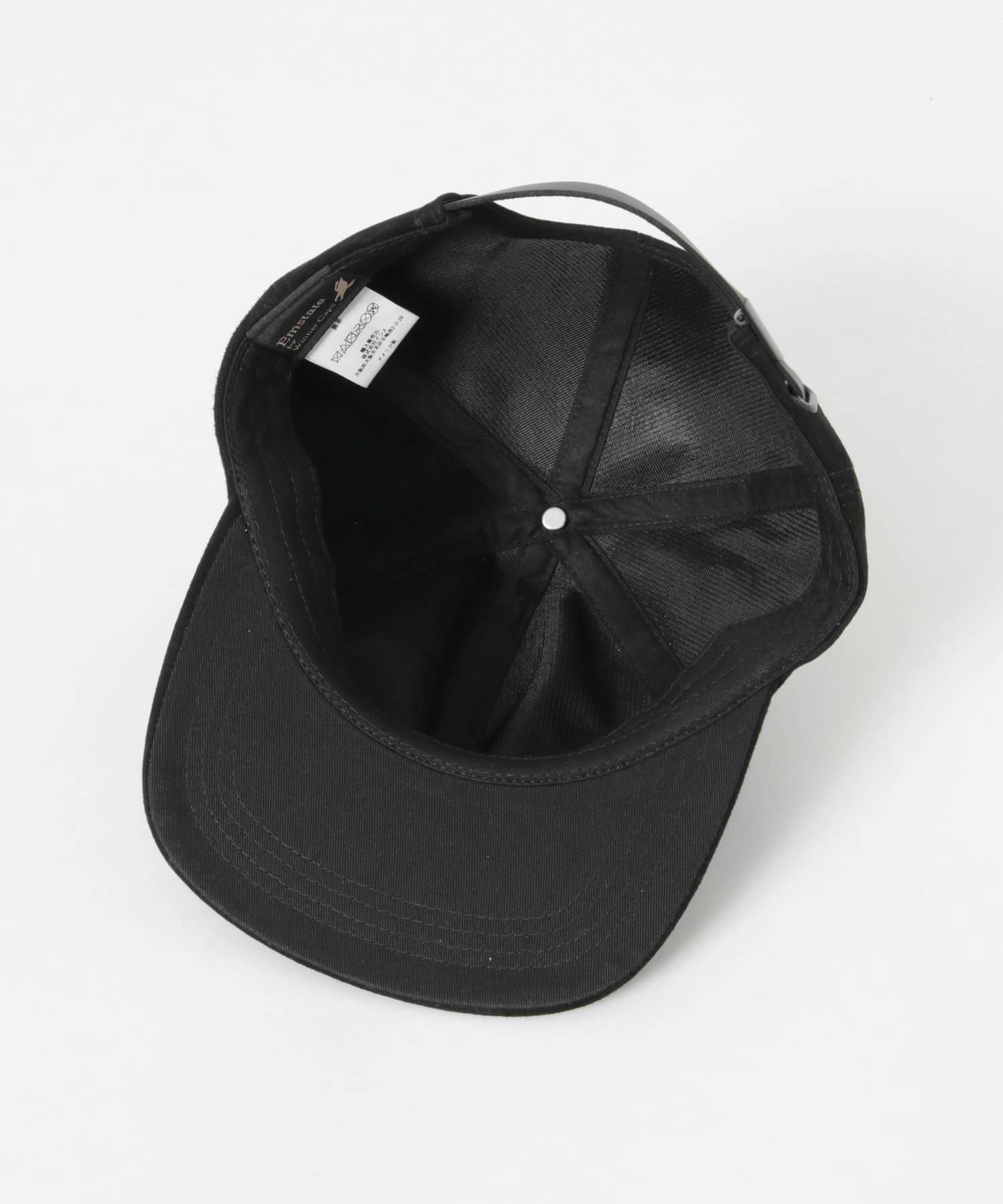 WINNER CAP　SUEDE BASEBALL CAP BLACK FREE