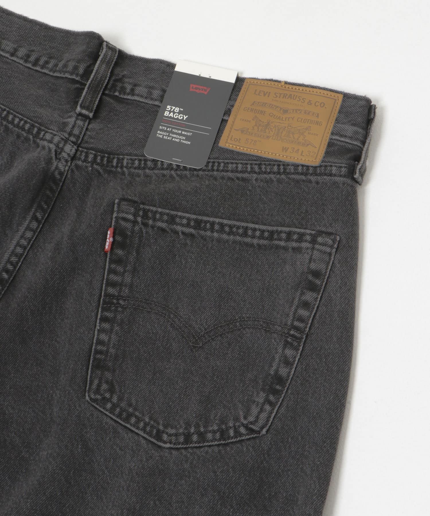 Levi’s　578 BAGGY BLACK 30