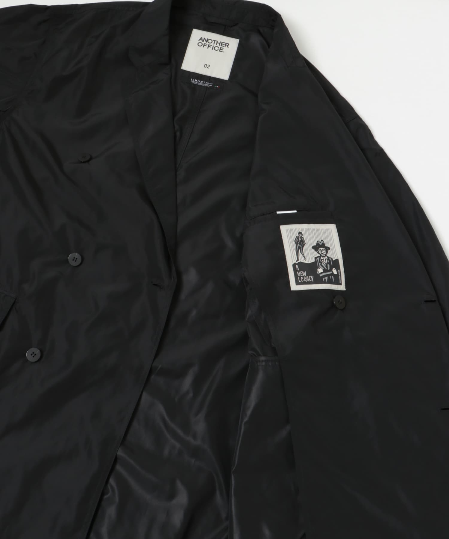 ANOTHER OFFICE　Plenty Shop Coat Almost BLK 1