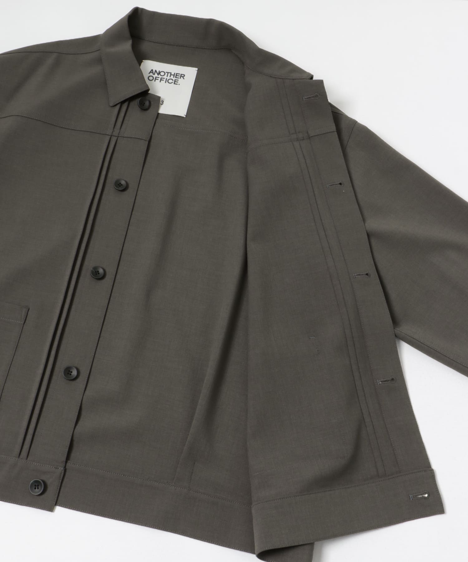 ANOTHER OFFICE　Habana Trucker Jacket Alloy-Gray 1