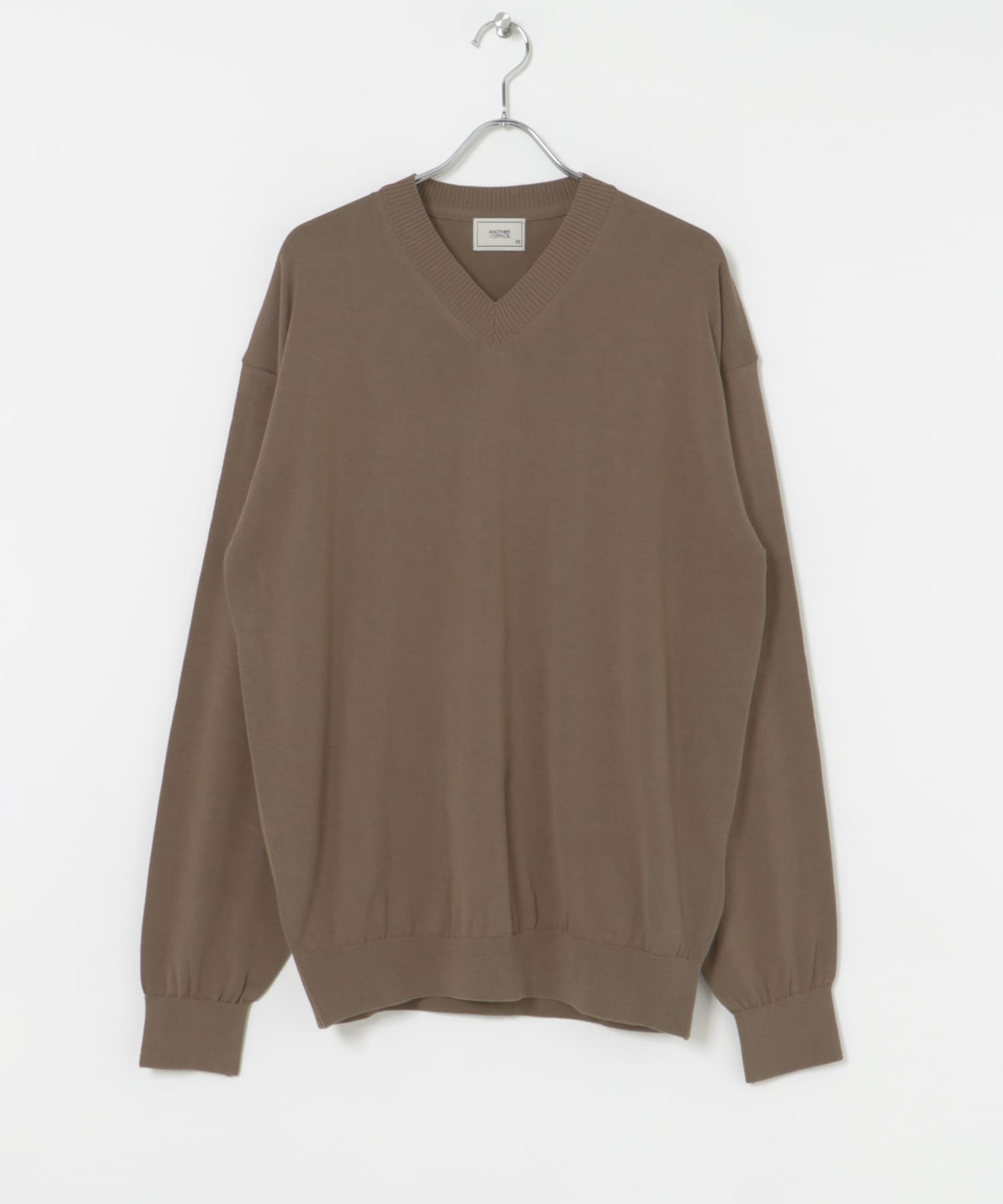 ANOTHER OFFICE　Current Silk V-neck Knit