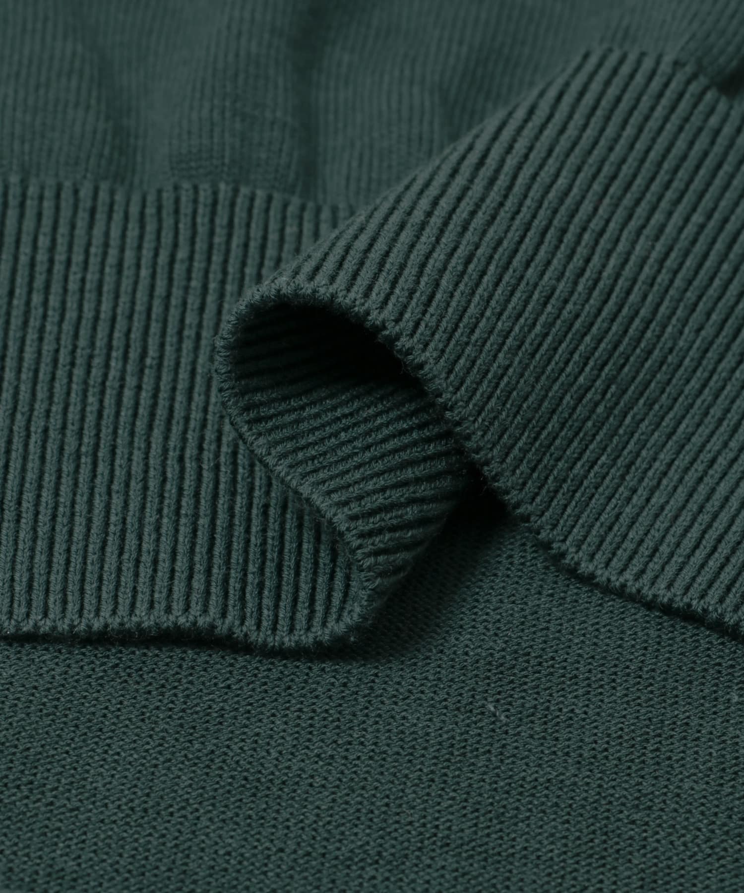 ANOTHER OFFICE　Current Silk V-neck Knit Forest 1