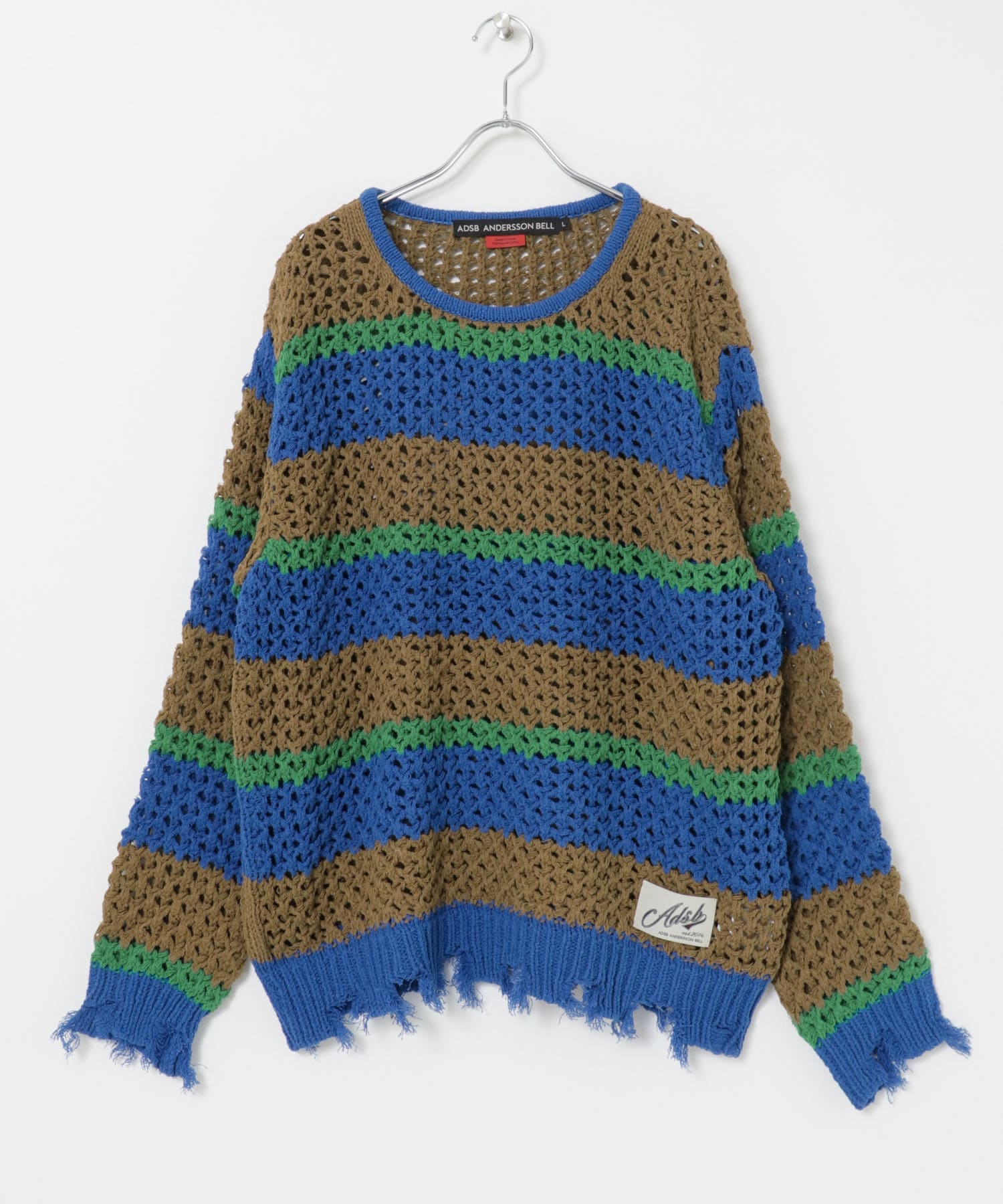 Andersson Bell　DAMAGED STRIPE  SWEATER