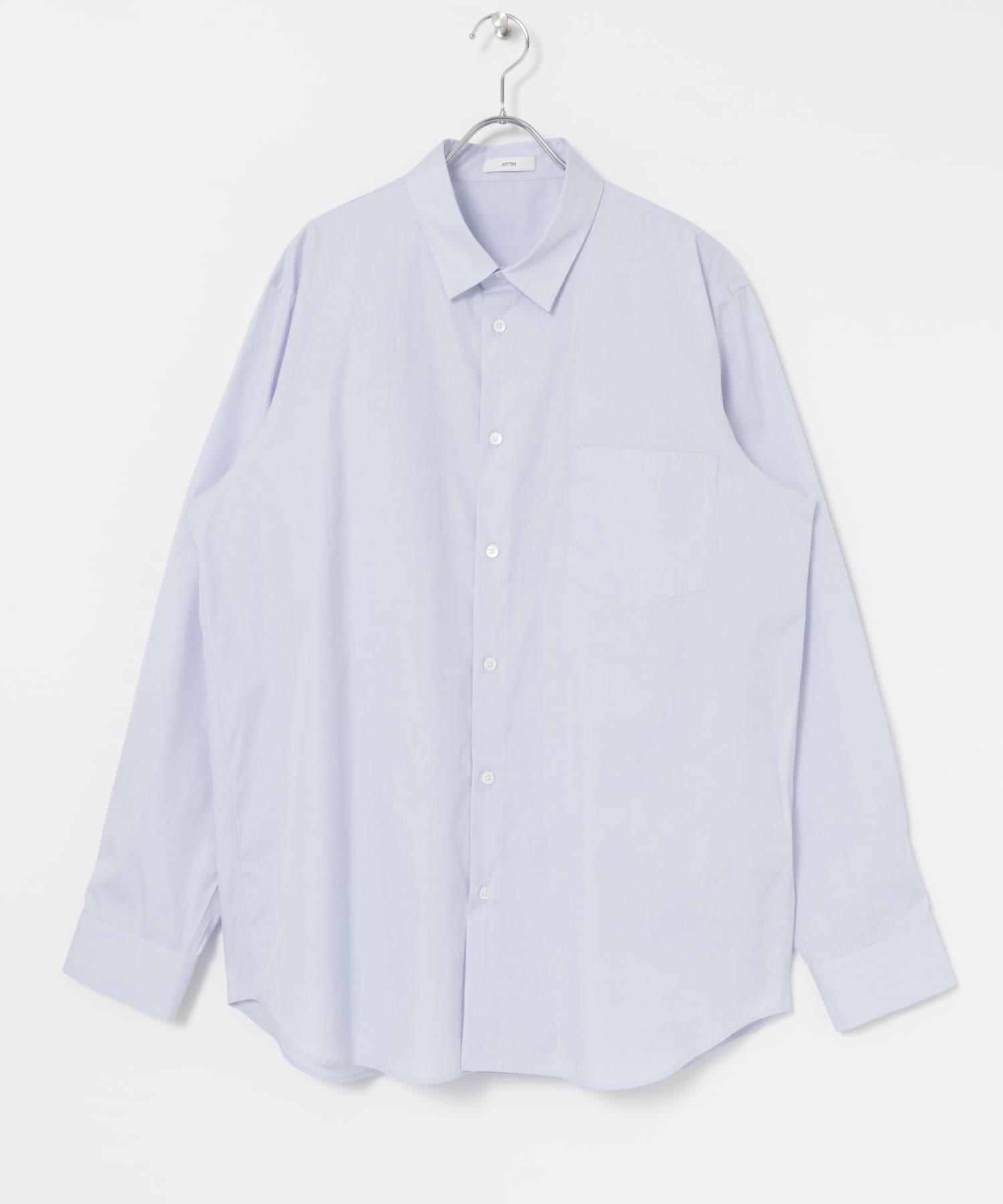 ATON　GIZA BROAD STANDARD SHIRTS SAX 4