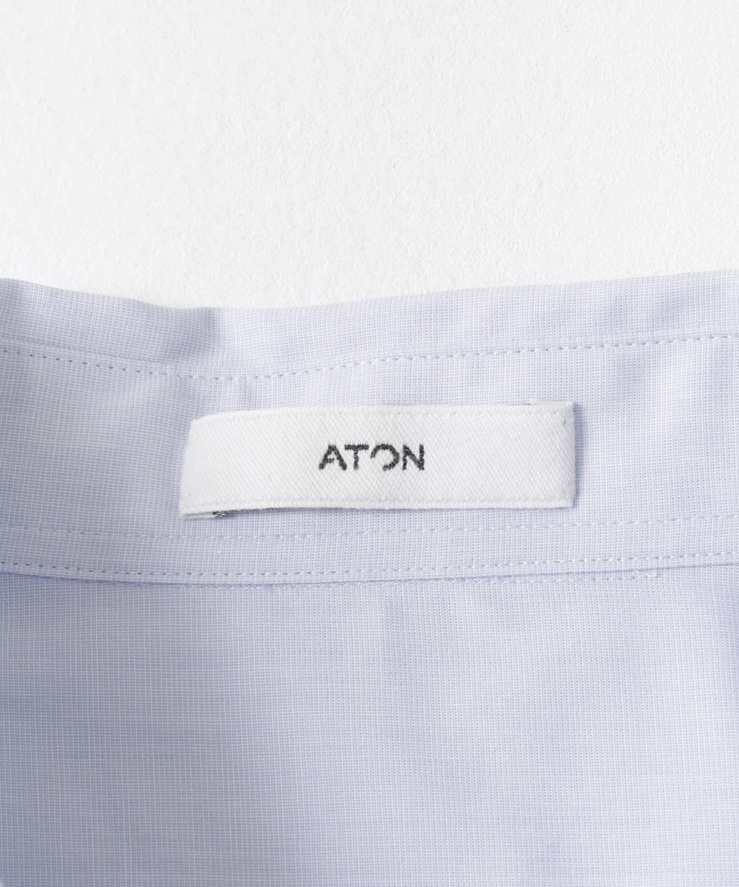 ATON　GIZA BROAD STANDARD SHIRTS SAX 4
